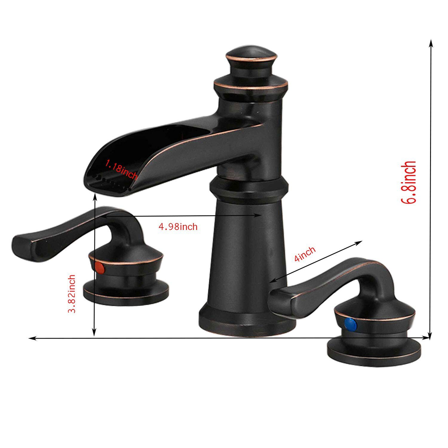 WELLFOR FH76560-ORB-S-2 Lavatory-Faucets - View #3