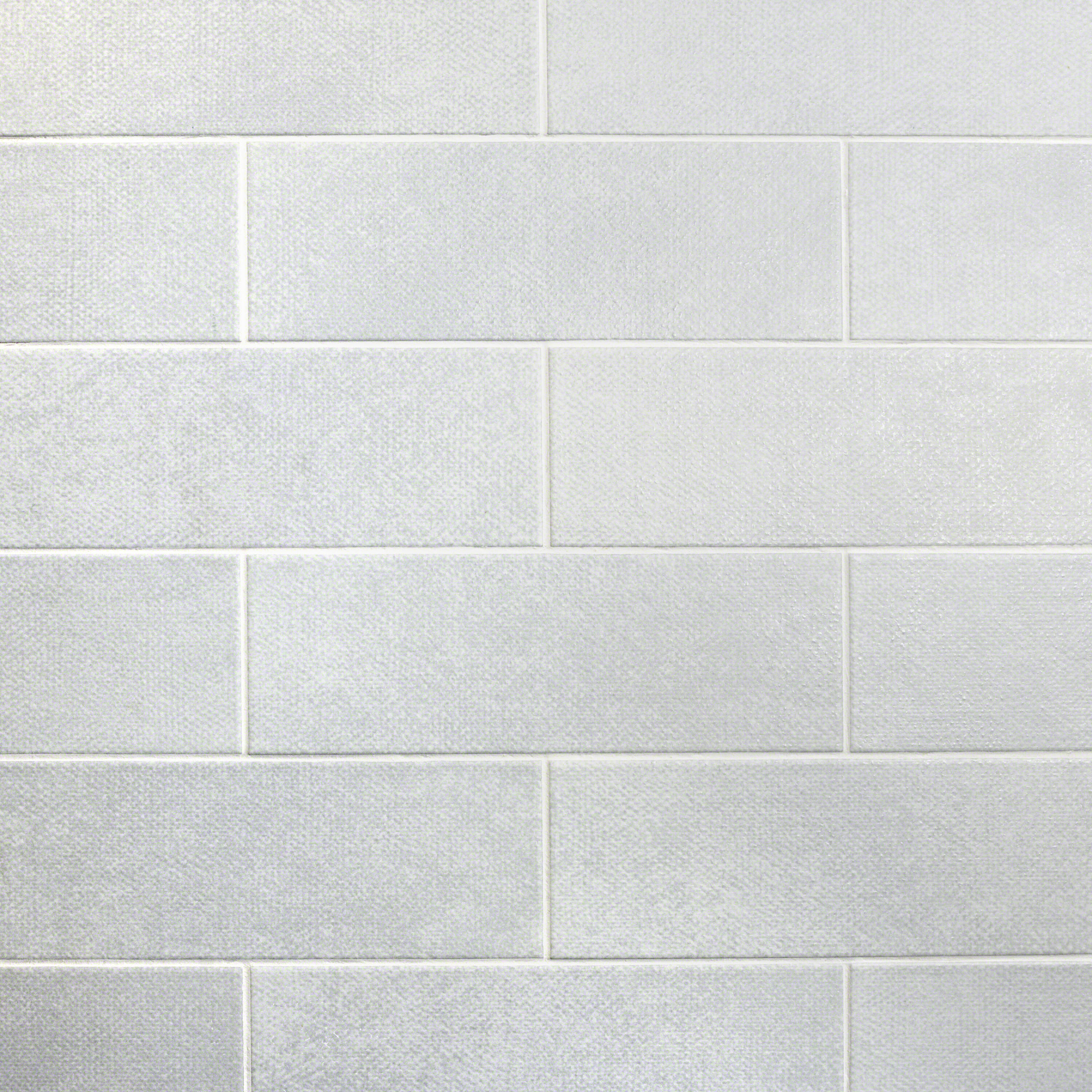 Artmore Tile EXT3RD100512 Detroit White 4-in x 12-in Matte Ceramic Subway Standard Wall Tile ( 10.97-sq ft Carton )