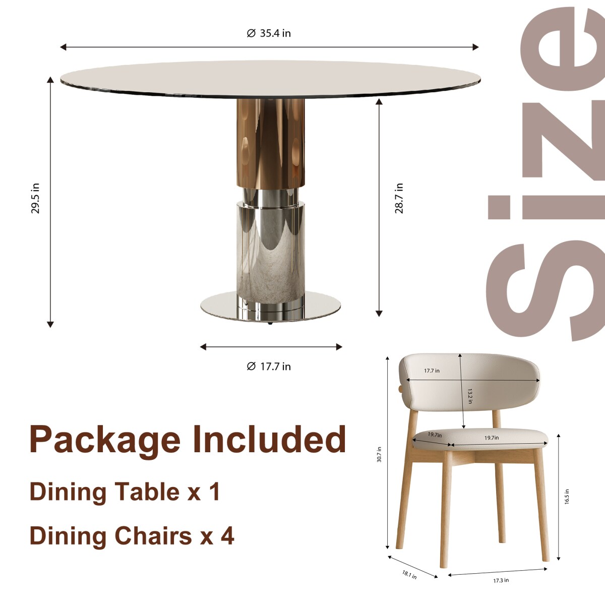 Streamdale Furniture W509S00196 Dining-Sets - View #3