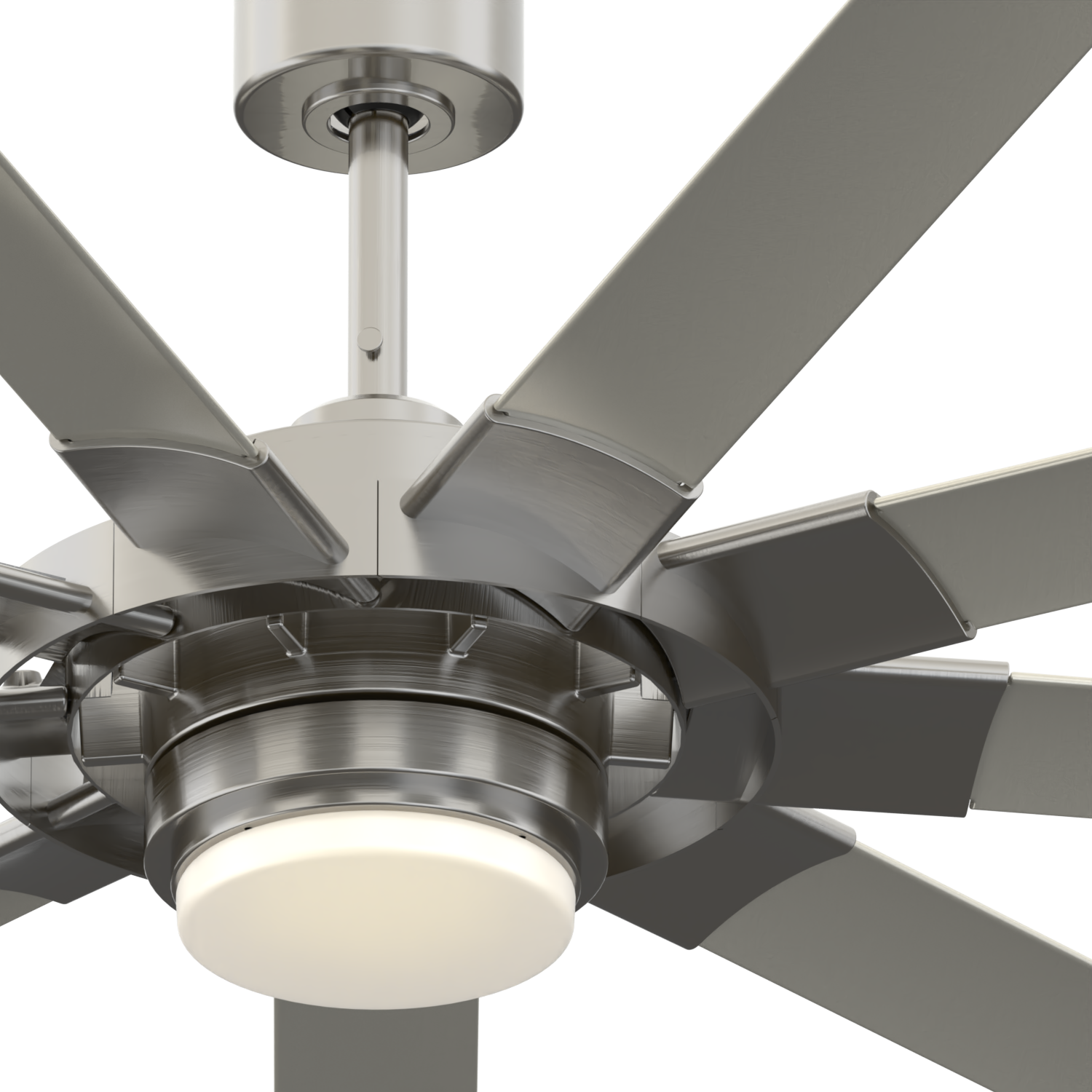 Slinger v2 72-in Matte Black Color-changing LED Indoor/Outdoor Ceiling outlets Fan