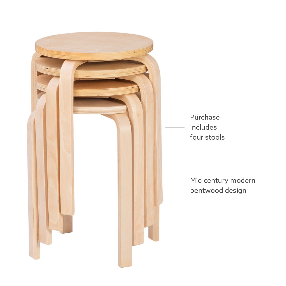 Linon 1771NAT-04-AS-U stools - View #11