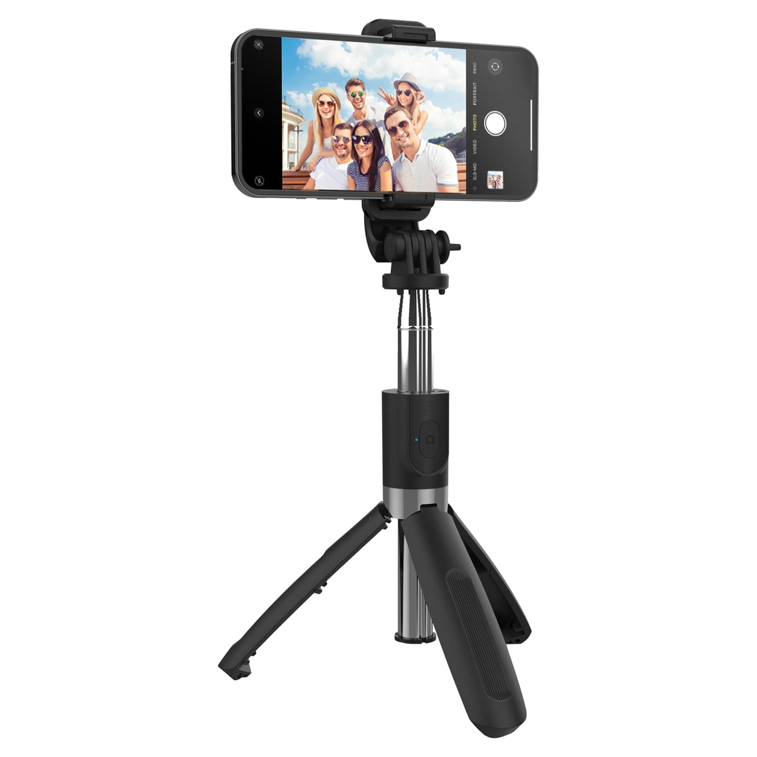 Fit for iPhone 13 Pro Max,All Phones,Camera All in One Aluminum Tripod with Phone Holder & Adapter for GoPro Rechargeable PEYOU 62 Selfie Stick Tripod with Remote Extendable Phone Tripod Stand 