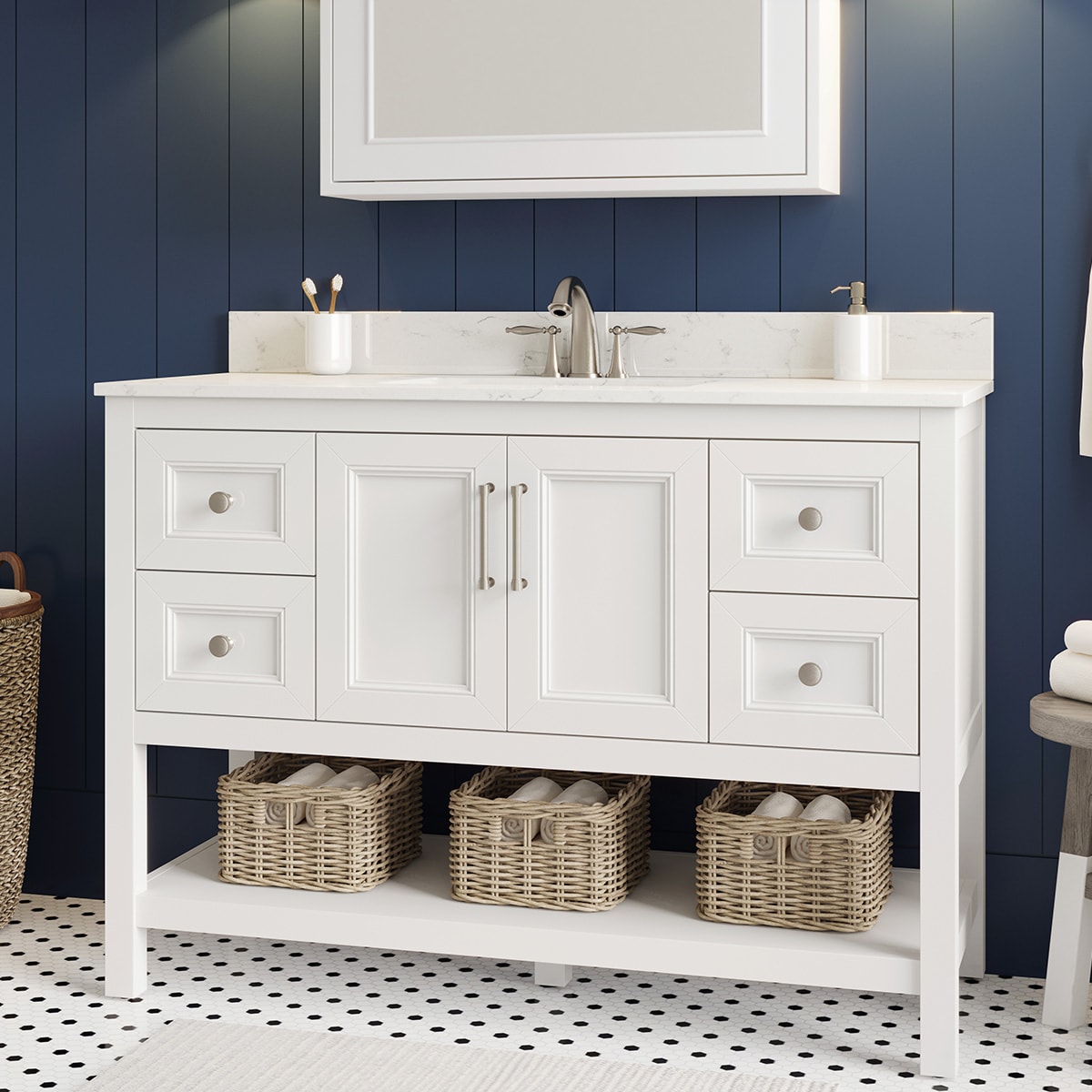Style Selections LOWE48VWT Bath-Vanity-Combo - View #4