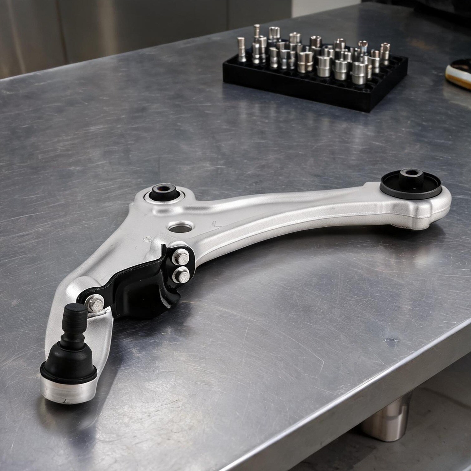 SunJet Anodic Oxidation Aluminum Control Arm With Rubber Bushing Driver ...