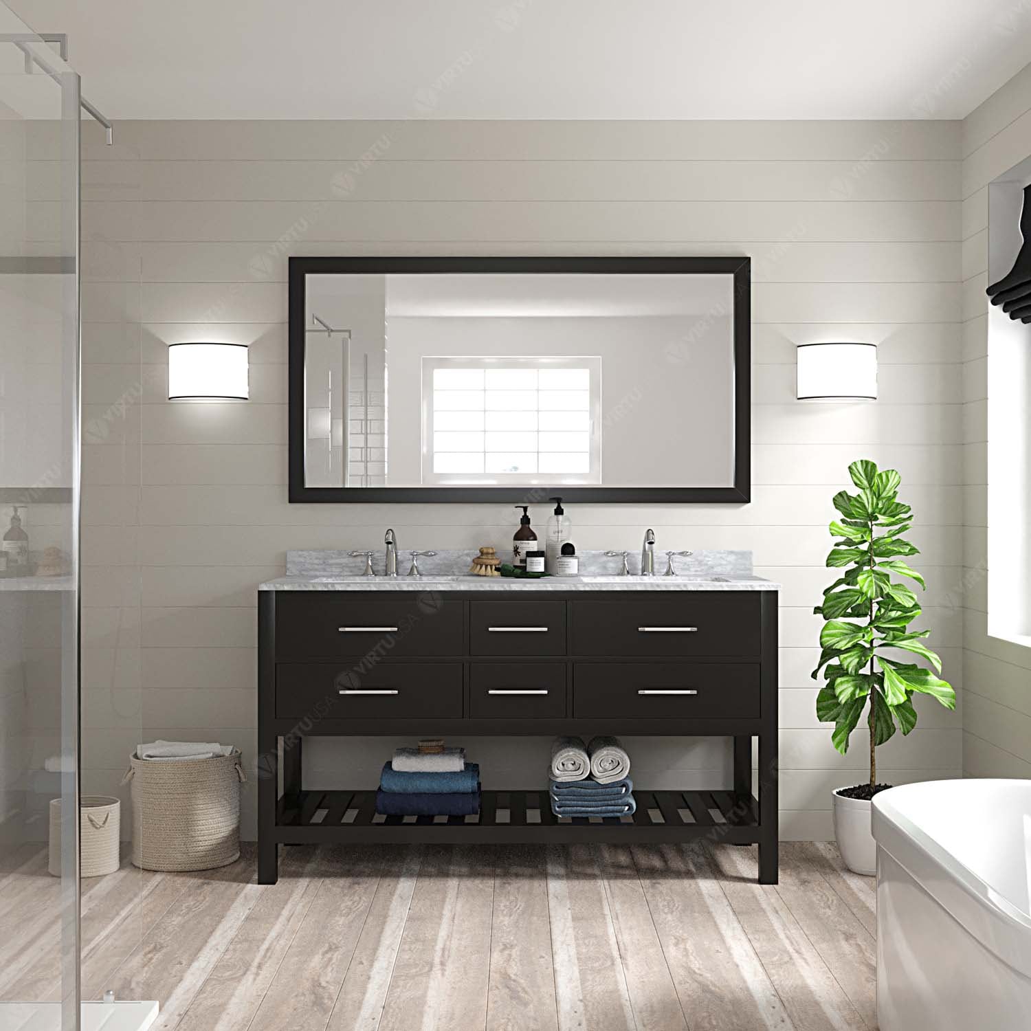 Virtu USA MD-2260-WMRO-ES-010 Bath-Vanity-Combo - View #2