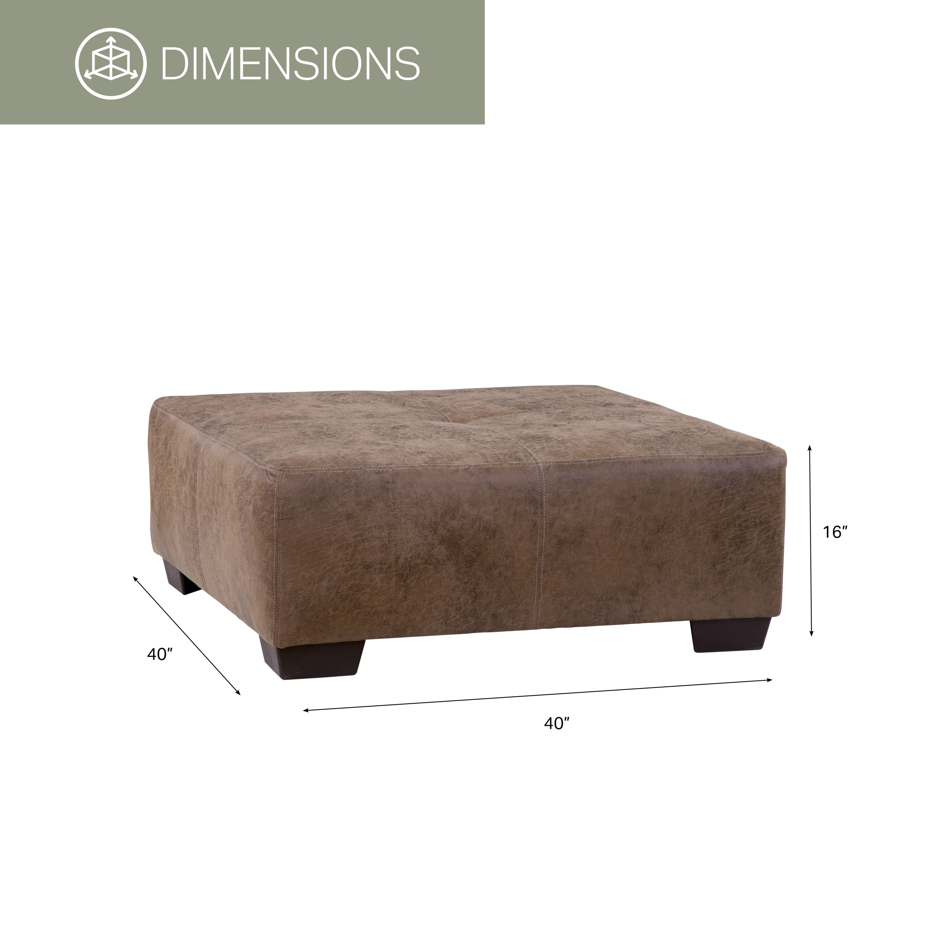A Furniture Classics 8-08CT-A413V2 Indoor-Ottomans - View #3