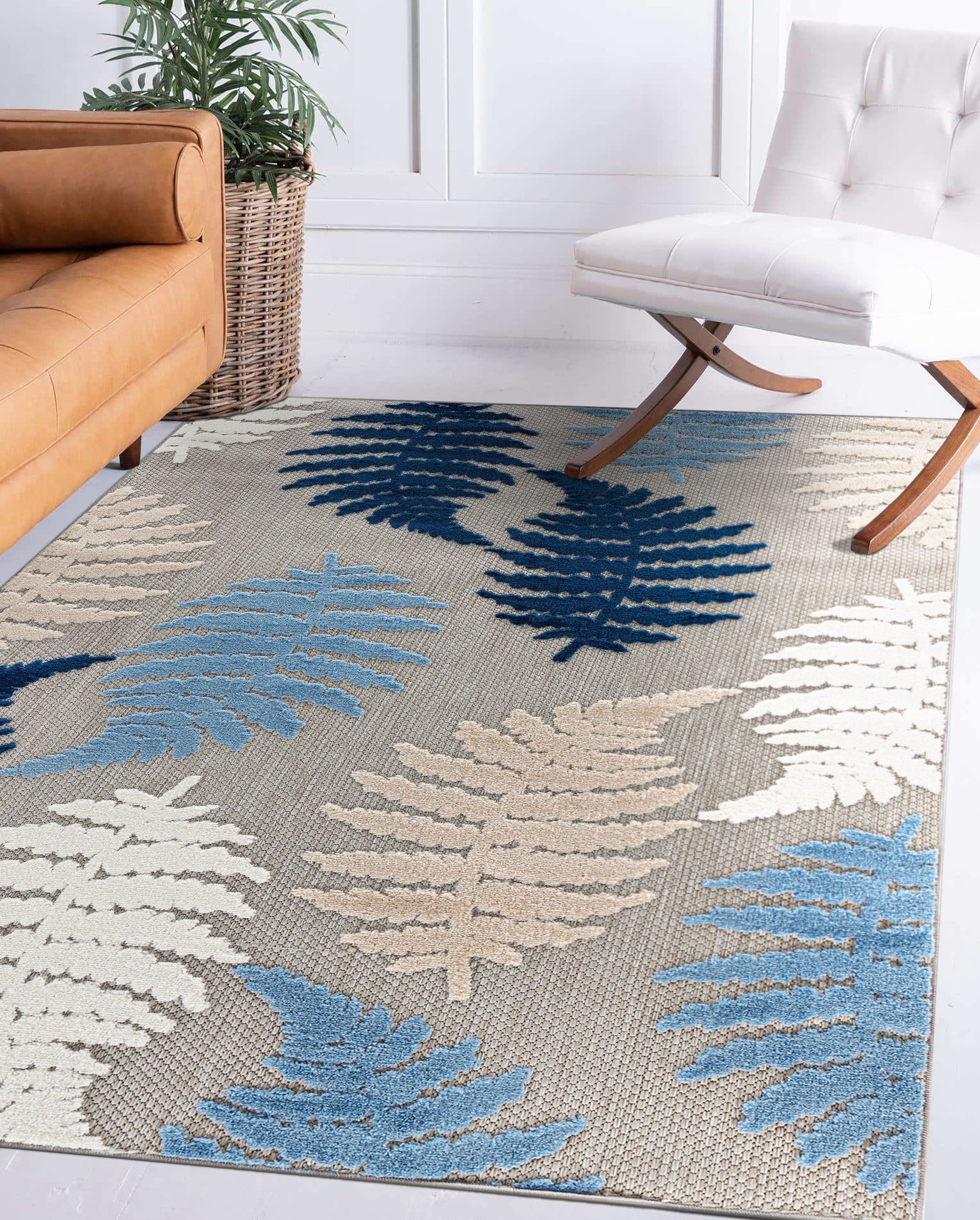 World Rug Gallery 5551BLUE8X10 rugs - View #6