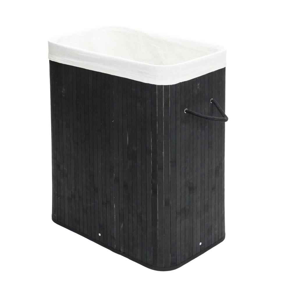 Winado LO113030126 Black Wood Laundry Basket