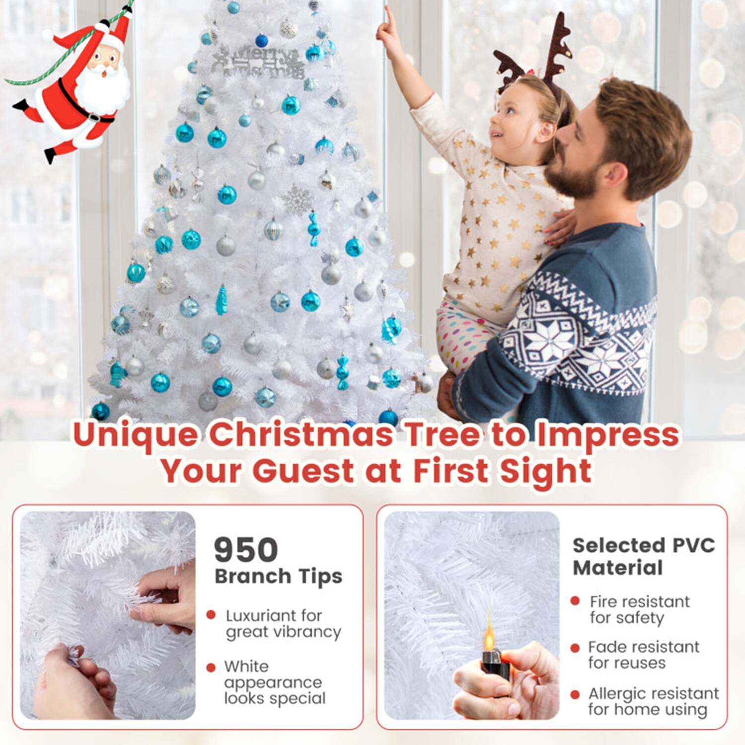 LUCKY ONE LO-CM97353P Artificial-Christmas-Trees - View #6