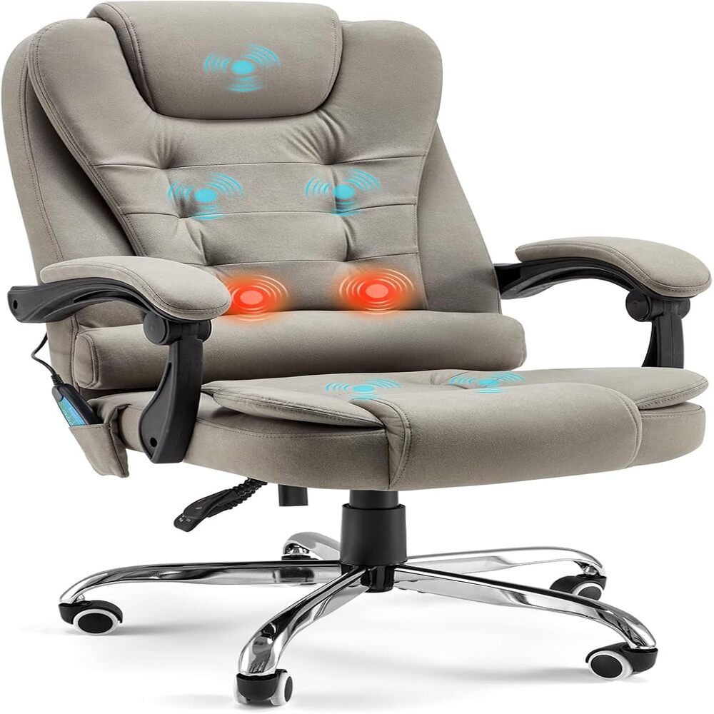 AECOJOY 13058GGR-LS01 Gray Contemporary Ergonomic Adjustable Height Swivel Manager Chair