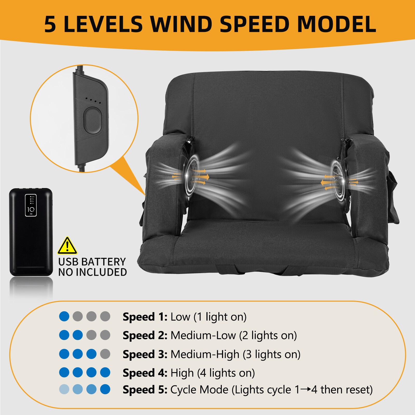Esazn KTY-H-D-LYU Bleacher-Cushions - View #8