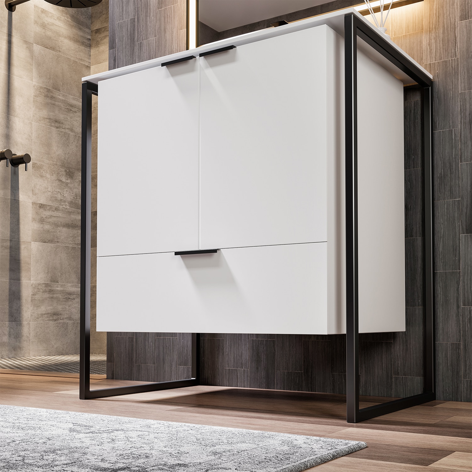 Eviva EVVN120-24WH Bath-Vanity-Combo - View #2