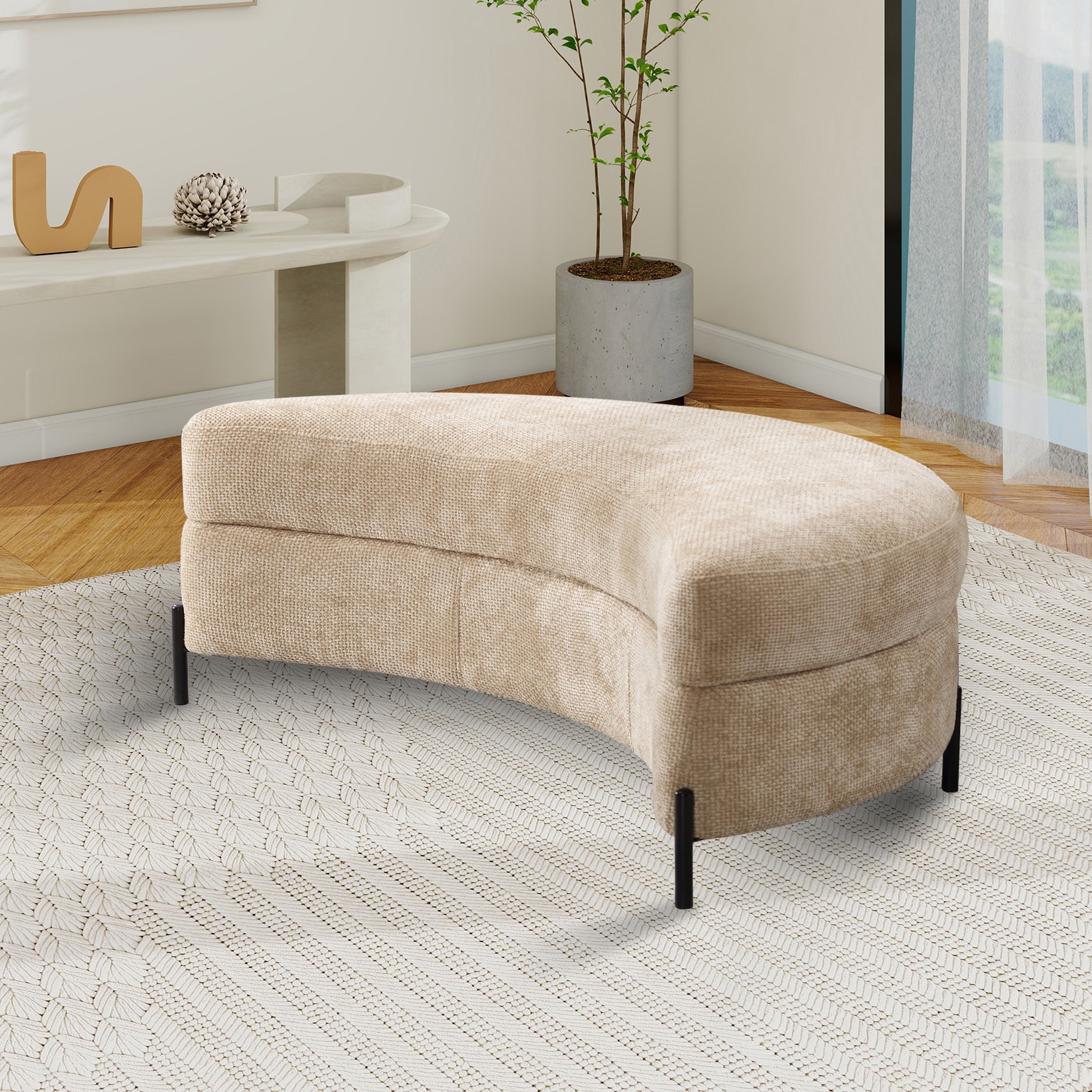 Hrinhom HC-W4004-WHEAT Indoor-Ottomans - View #7