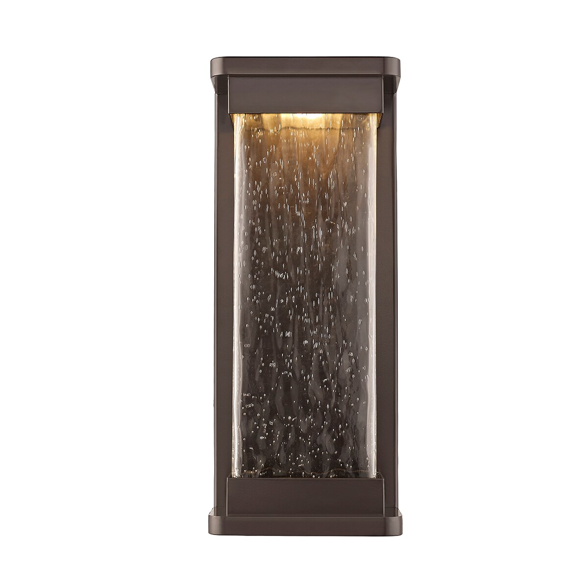 Millennium Lighting 8302-PBZ Ederle 15.94-in H Matte Bronze Hardwired Integrated LED Outdoor Wall Light