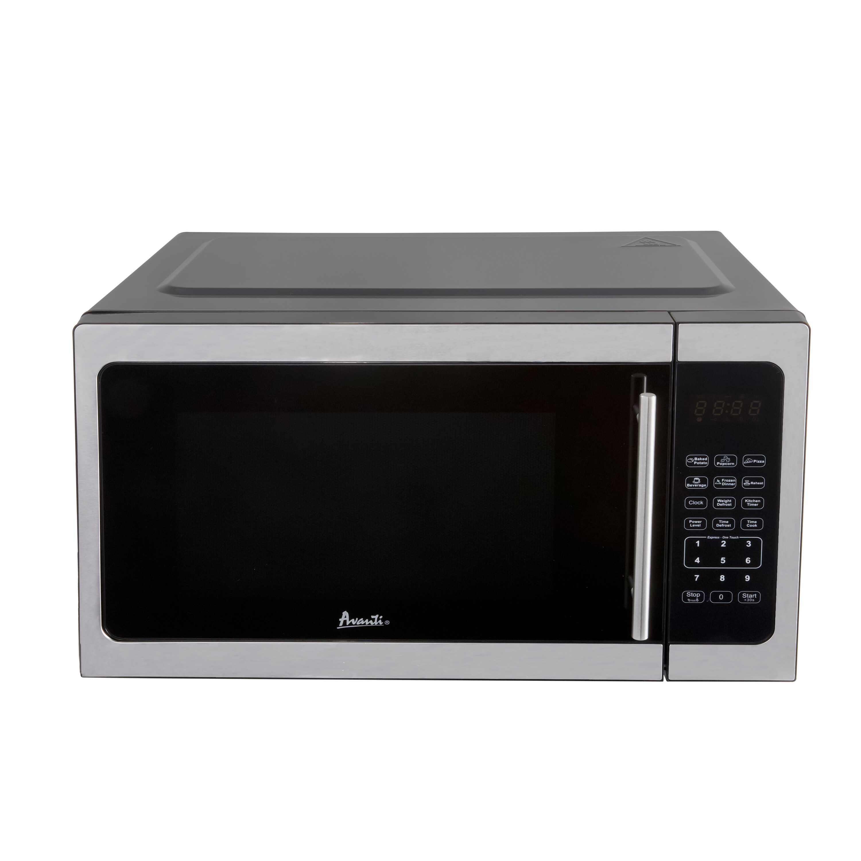 Avanti 1.5 Cu Ft Silver Stainless Steel Countertop Microwave for RV