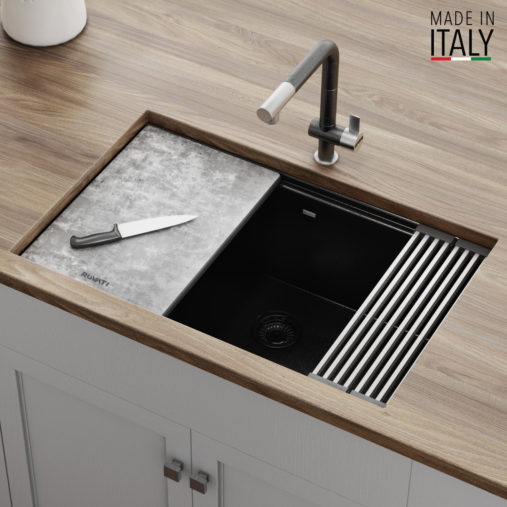 Ruvati RVG2310BK Kitchen-Sinks - View #4