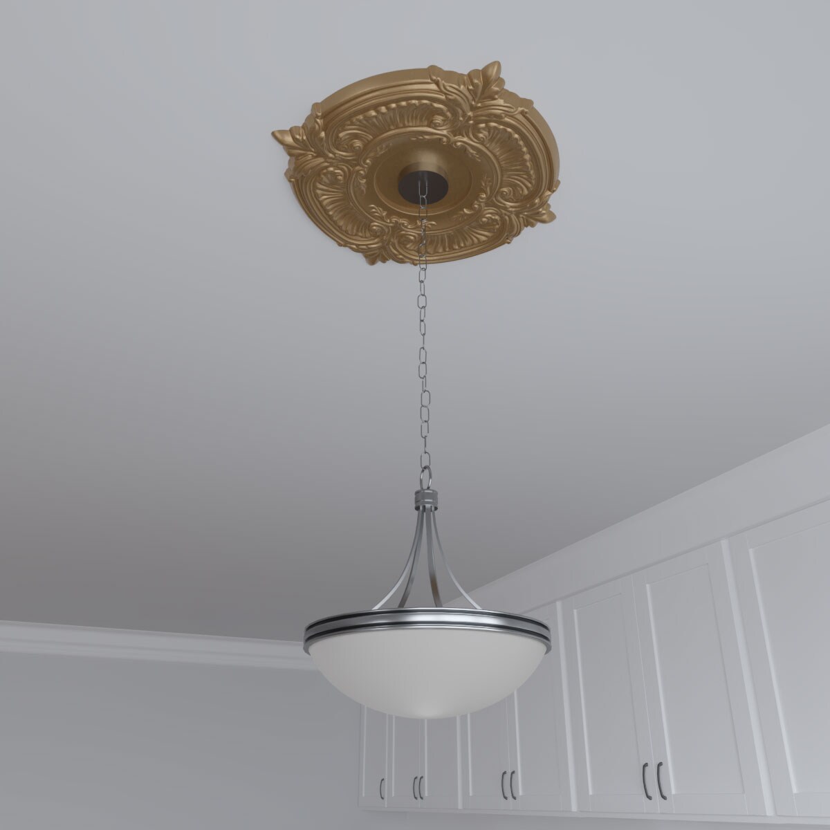 Ekena Millwork CMP19ATBGL Ceiling-Medallions - View #8