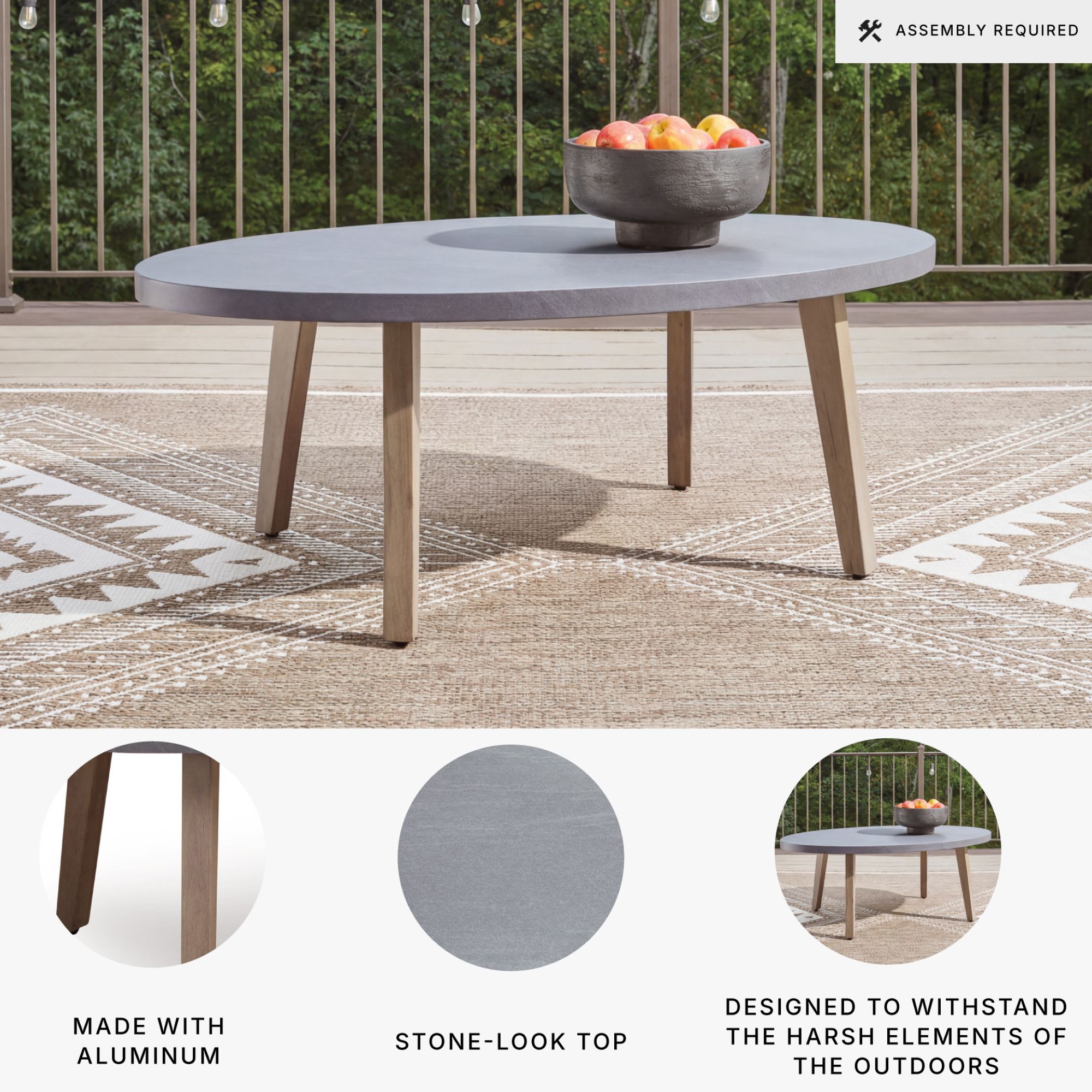 Signature Design by Ashley P428-701 Patio-Tables - View #3
