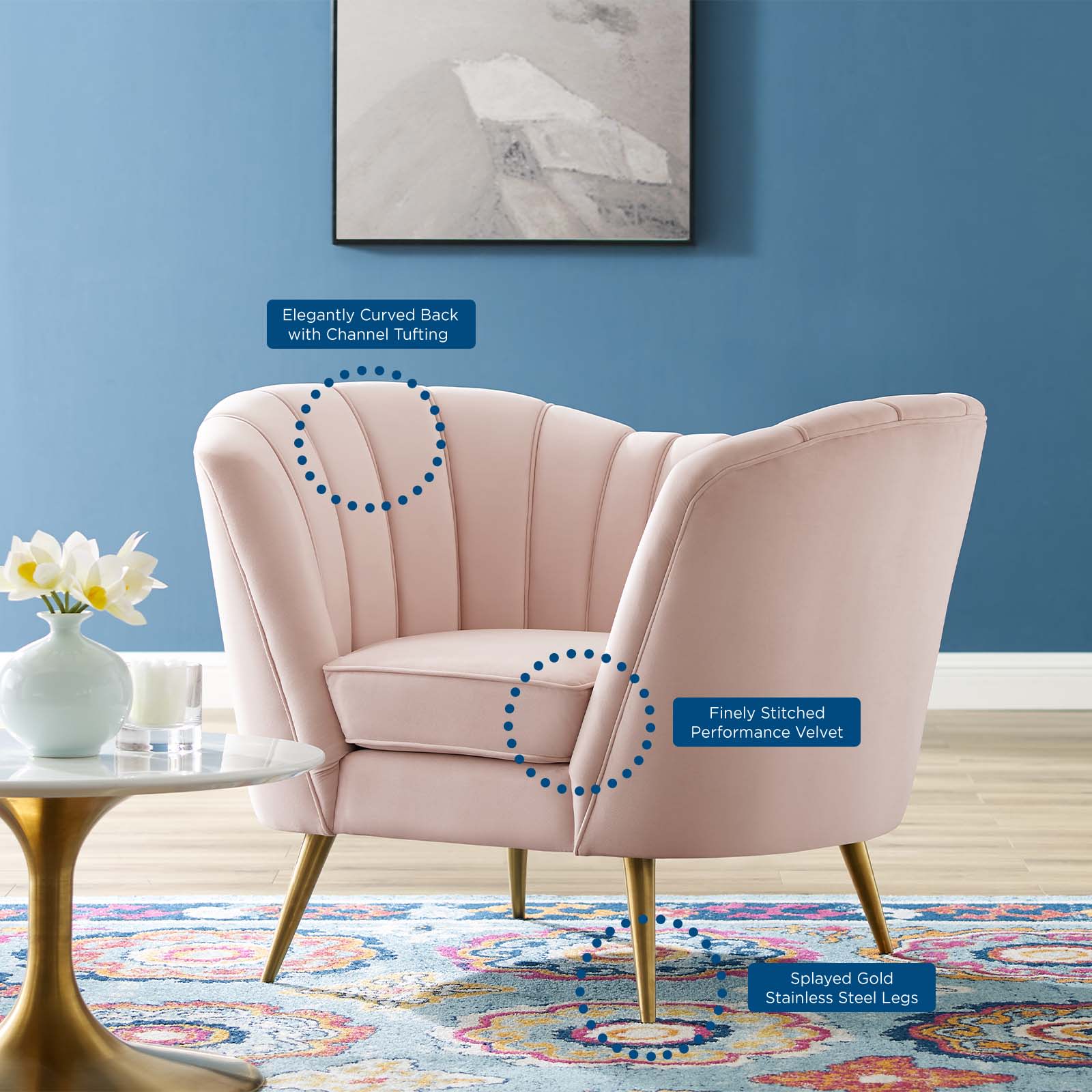 Modway EEI-3874-PNK chairs - View #7