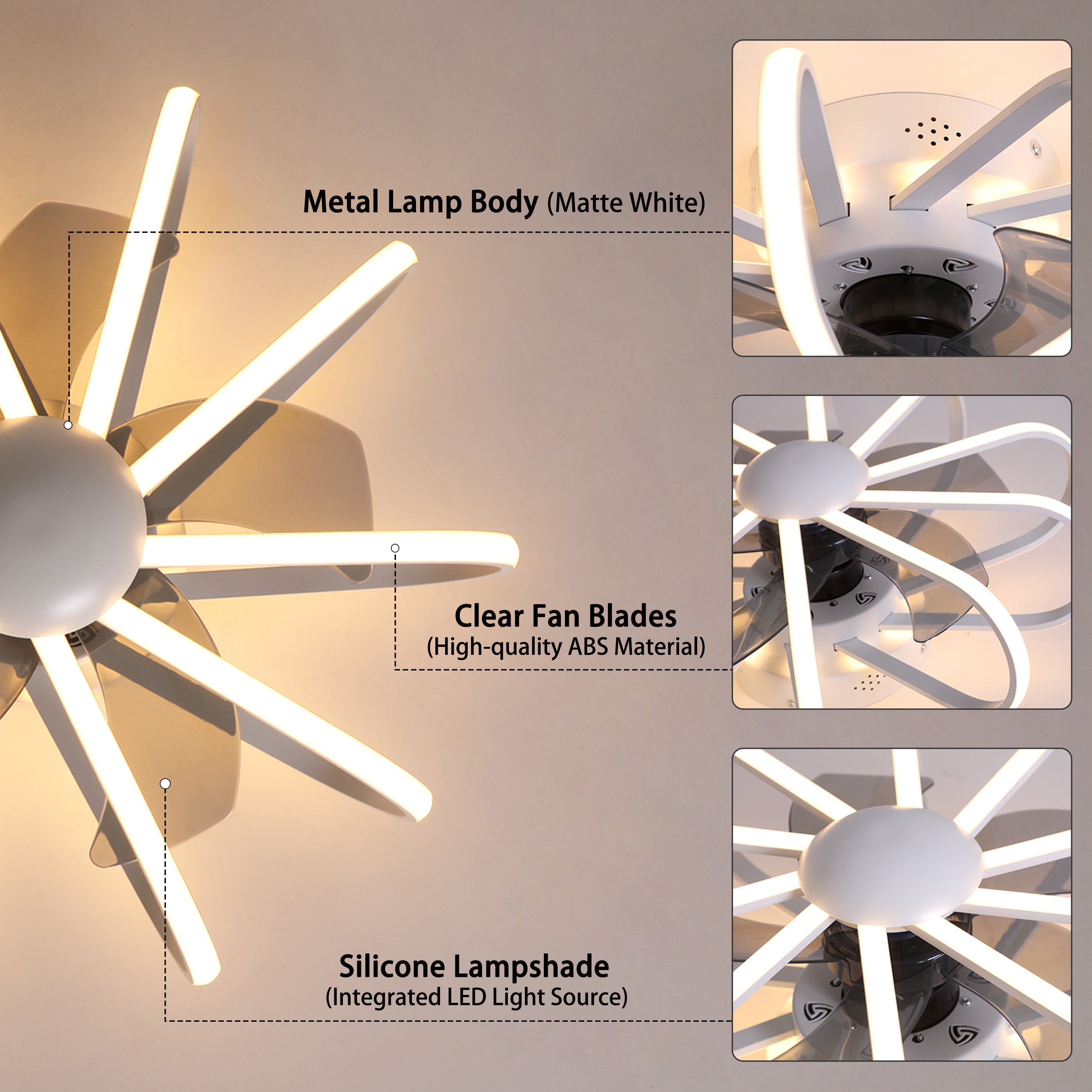 GoYeel ZF007WH Ceiling-Fans - View #5
