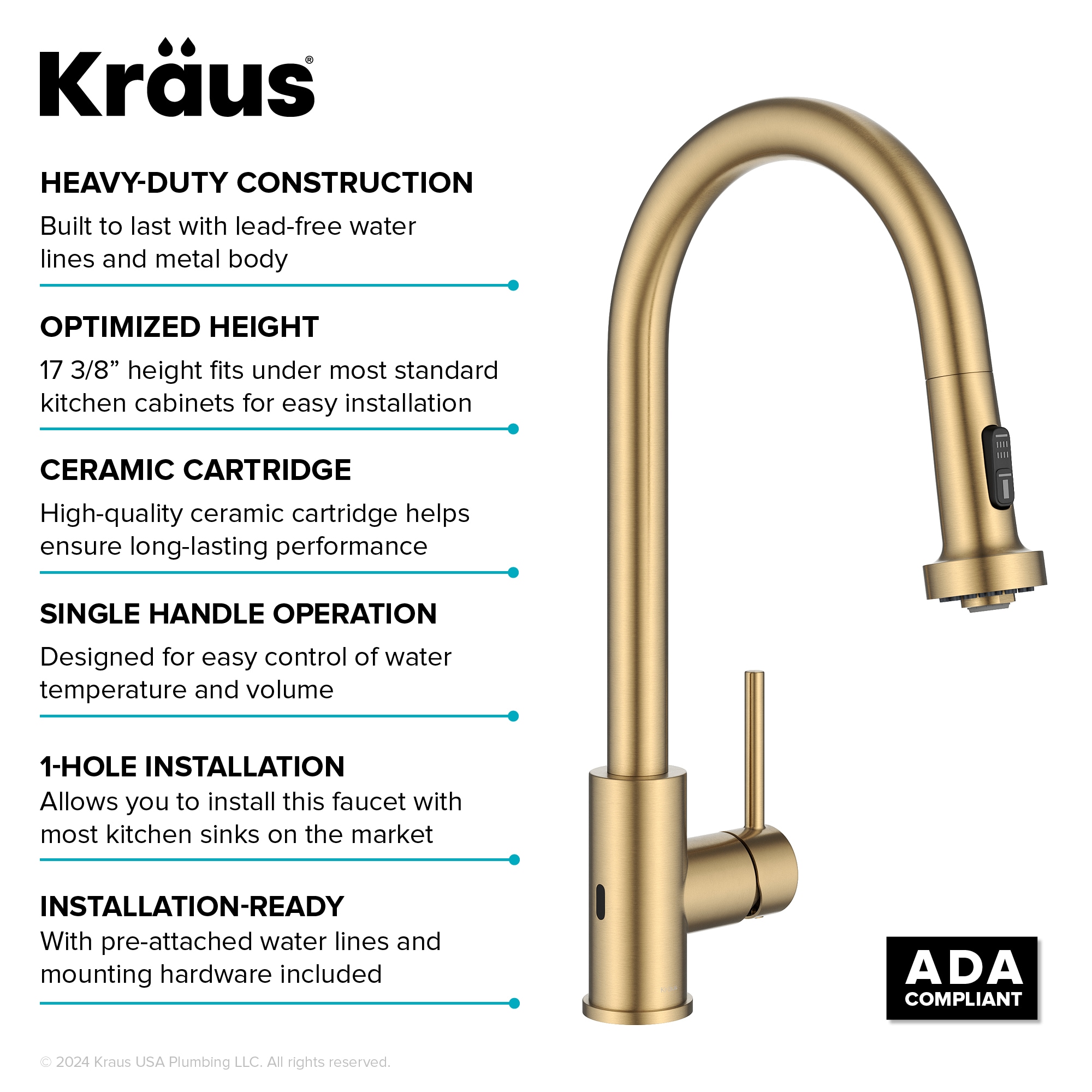 Kraus KSF-1616BB Kitchen-Faucets - View #18