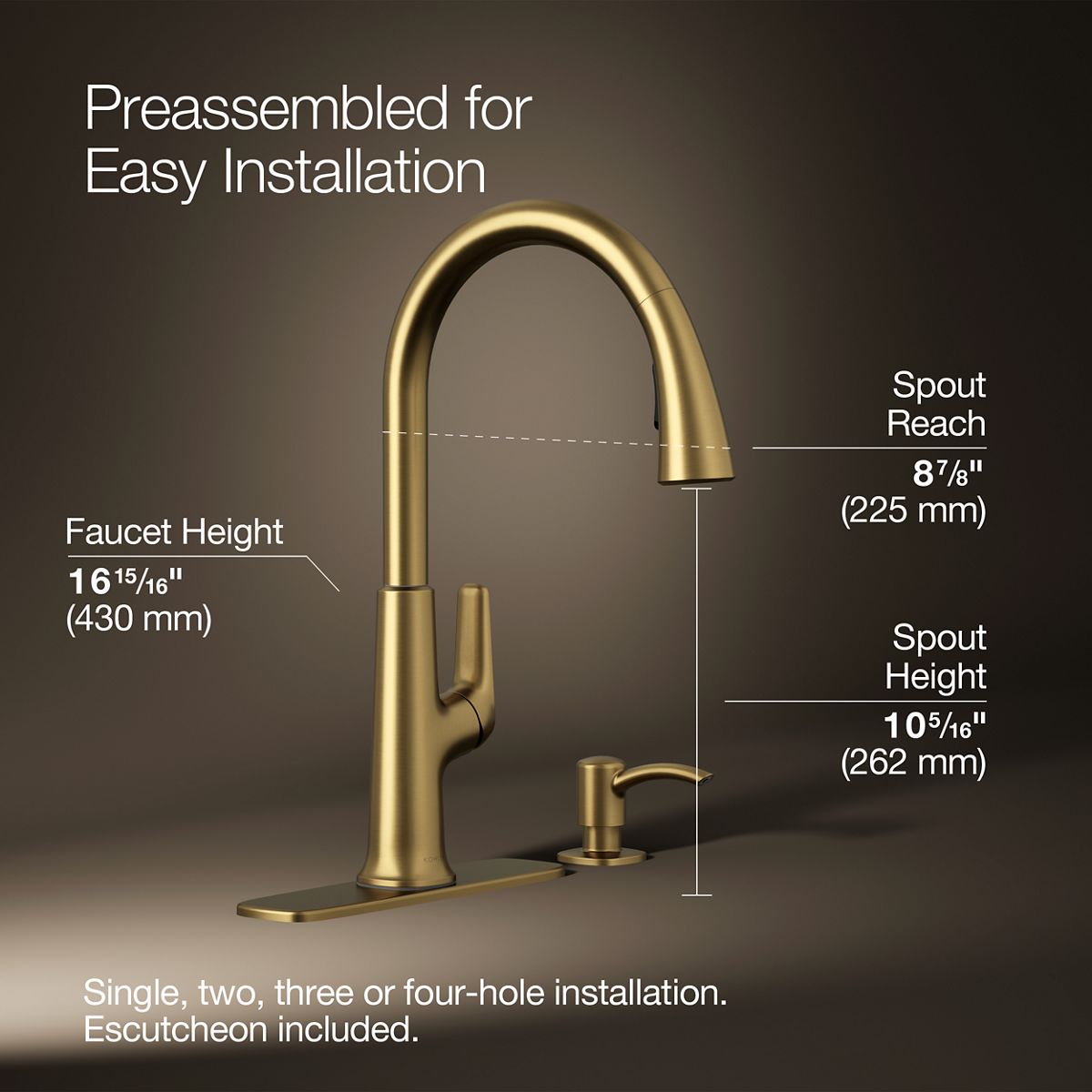 KOHLER R26573-SD-2MB Kitchen-Faucets - View #3