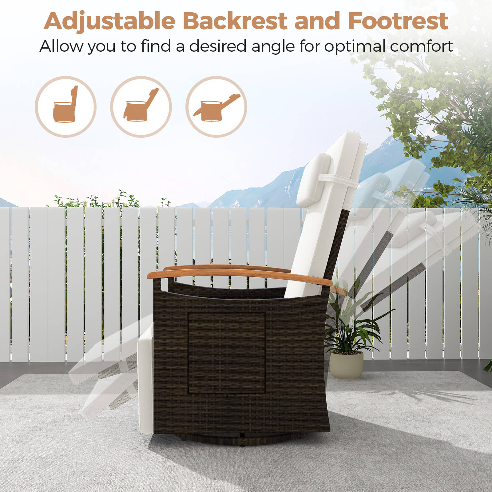 Costway HCST08165 Chaises-Settees - View #7