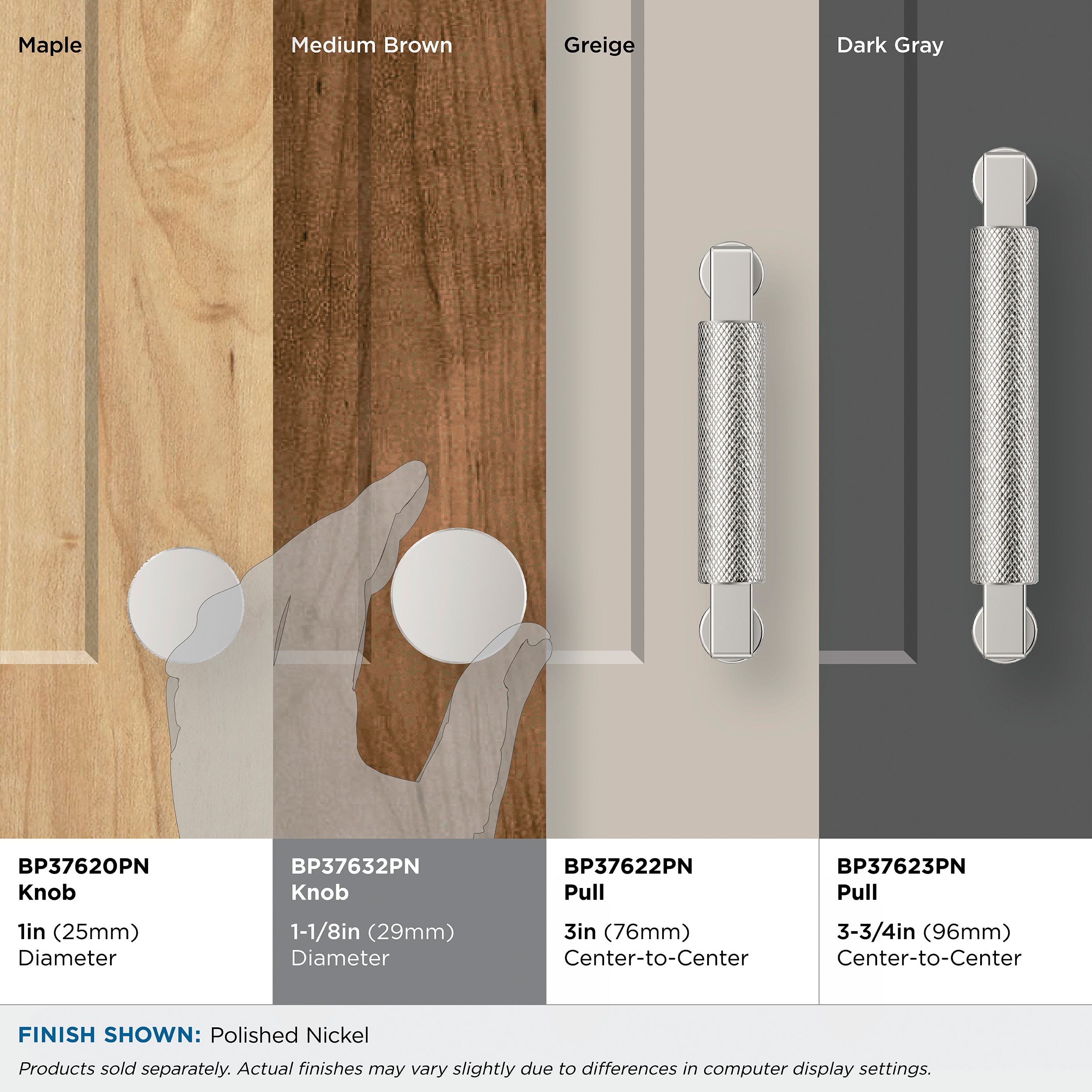 Amerock BP37632PN Cabinet-Knobs - View #7