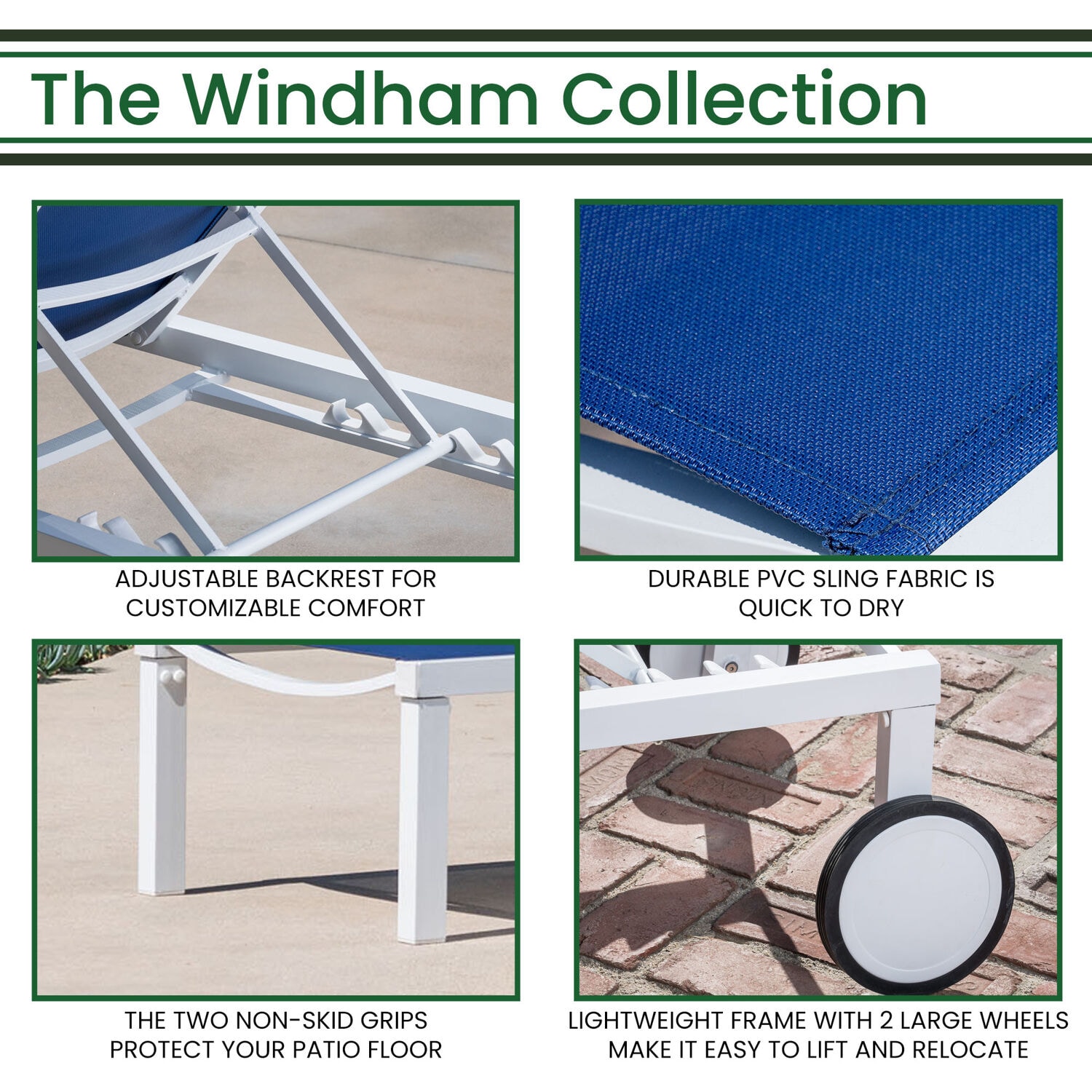 Hanover WINDCHS-W-NVY Patio-Chairs - View #5