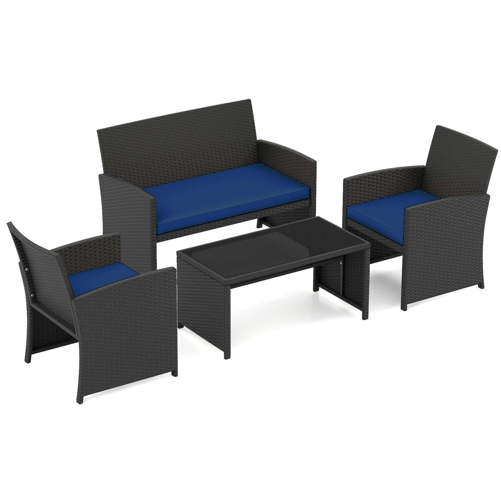 Slickblue D-CO-YN04747WH Patio-Conversation-Sets - View #5