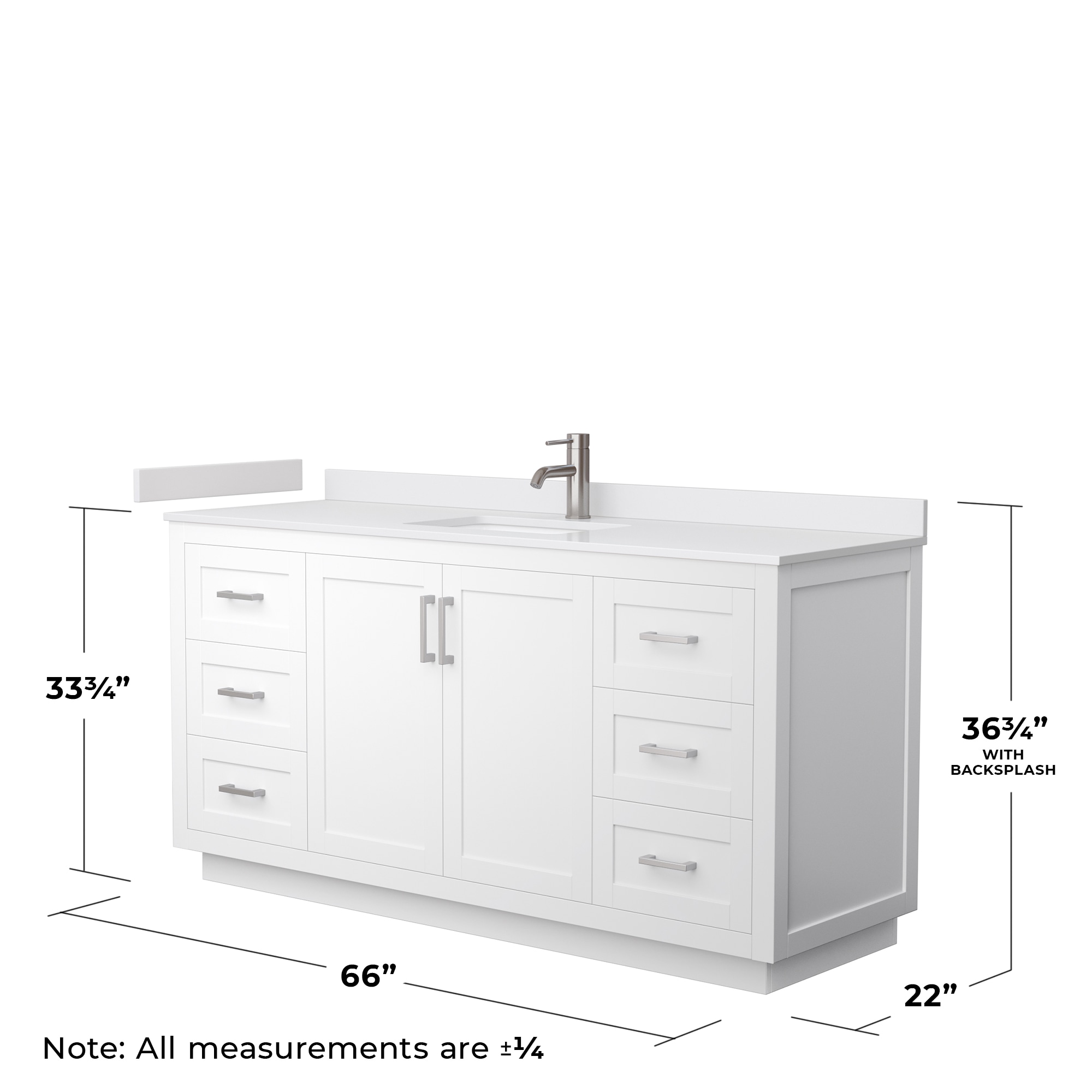 Wyndham Collection WCF292966SWHWCUNSM58 Bath-Vanity-Combo - View #6