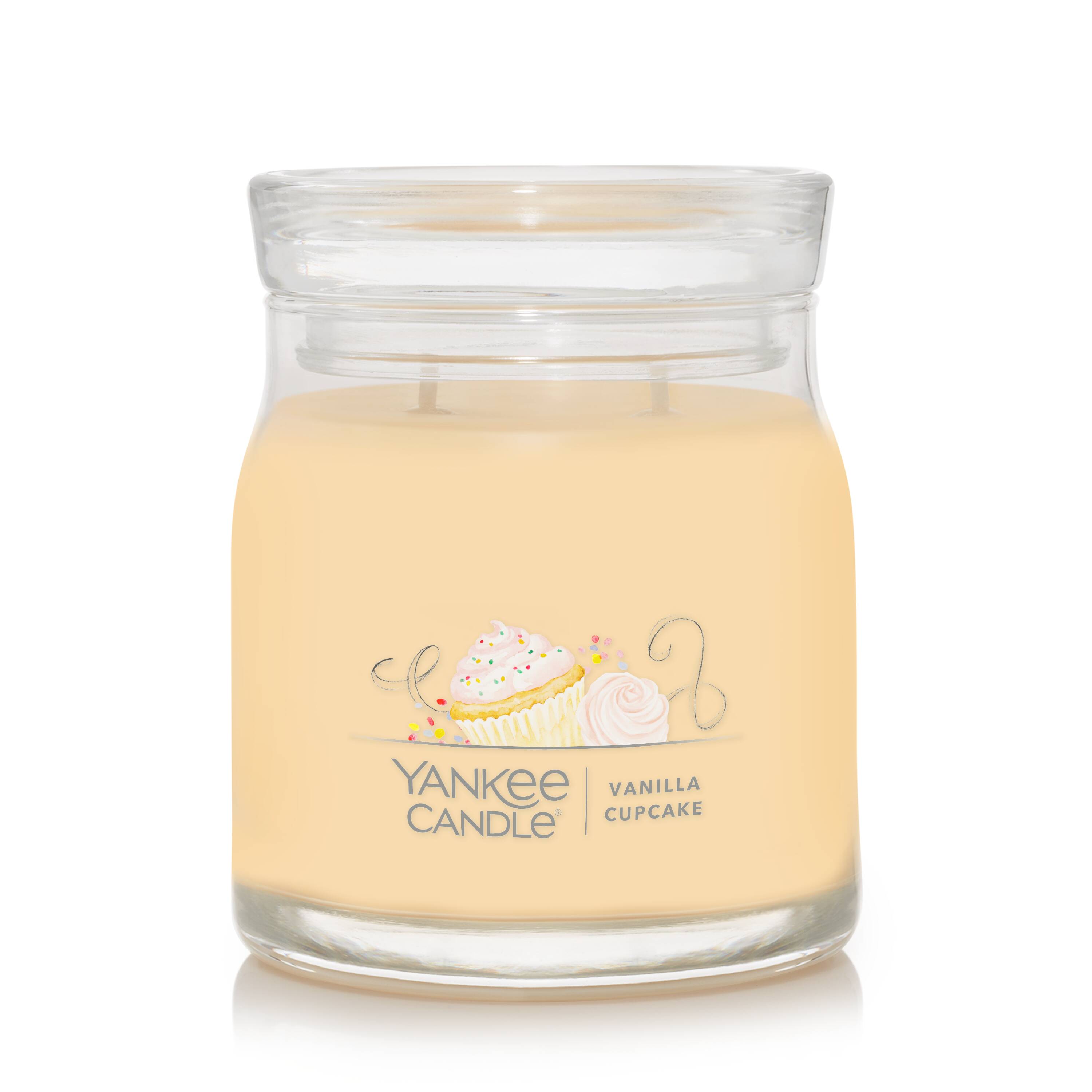 Yankee Candle 1630003 2 -Wick Vanilla Cupcake Yellow Jar candle