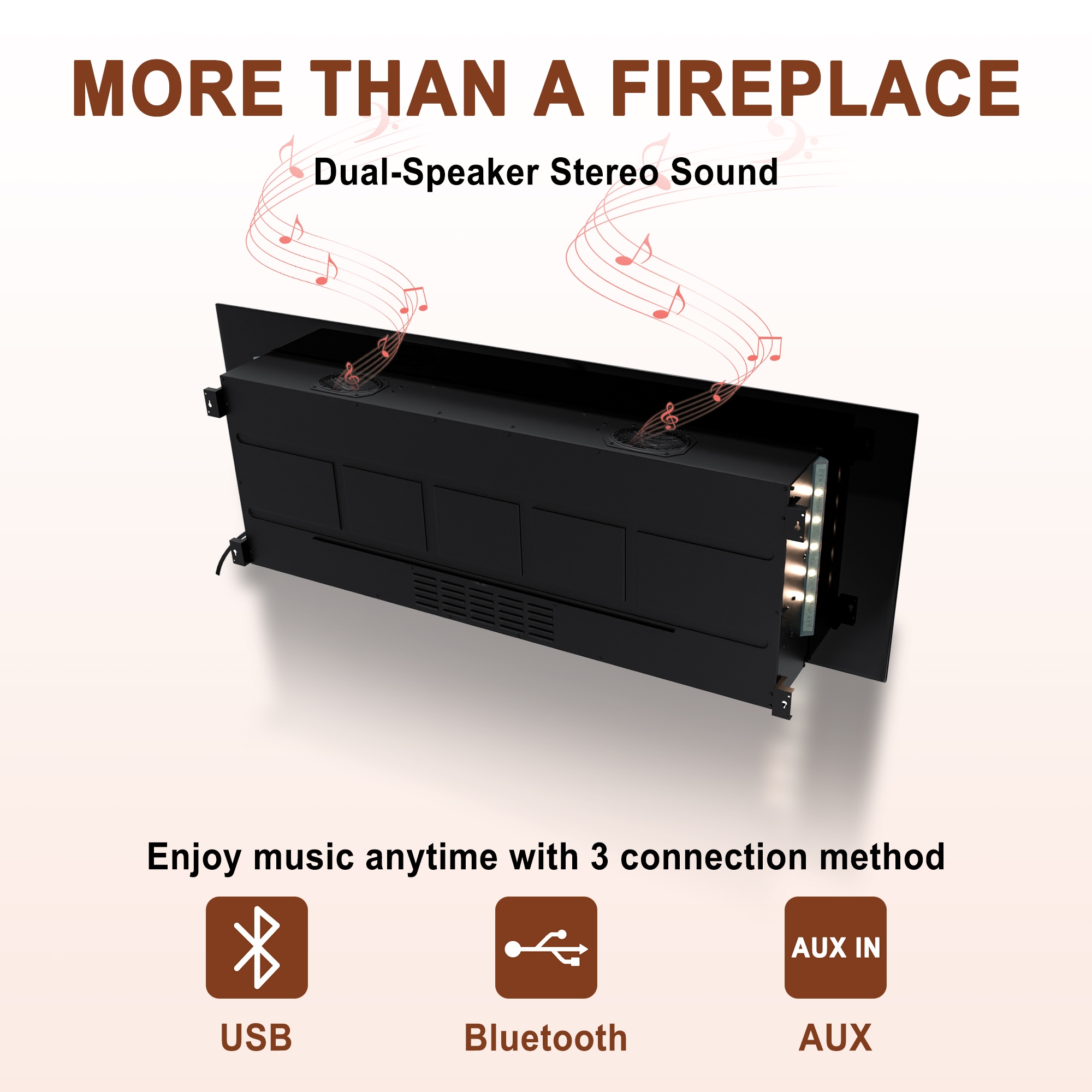 Mondawe WF-ZHX-BS-50 Electric-Fireplaces - View #8