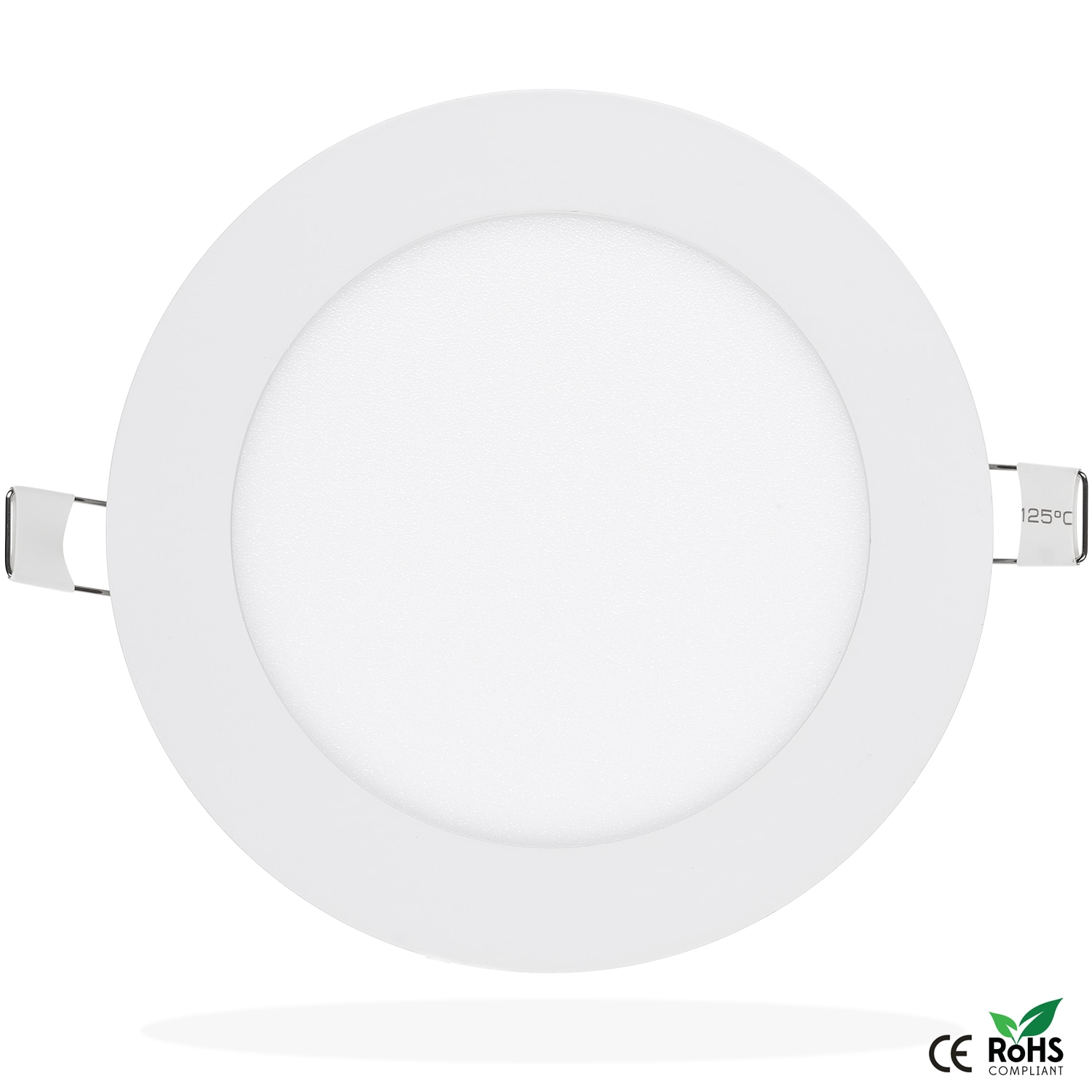 LEEKI LKI-1005 Recessed White 6-in 720-Lumen Cool White Round LED Canless Recessed Downlight