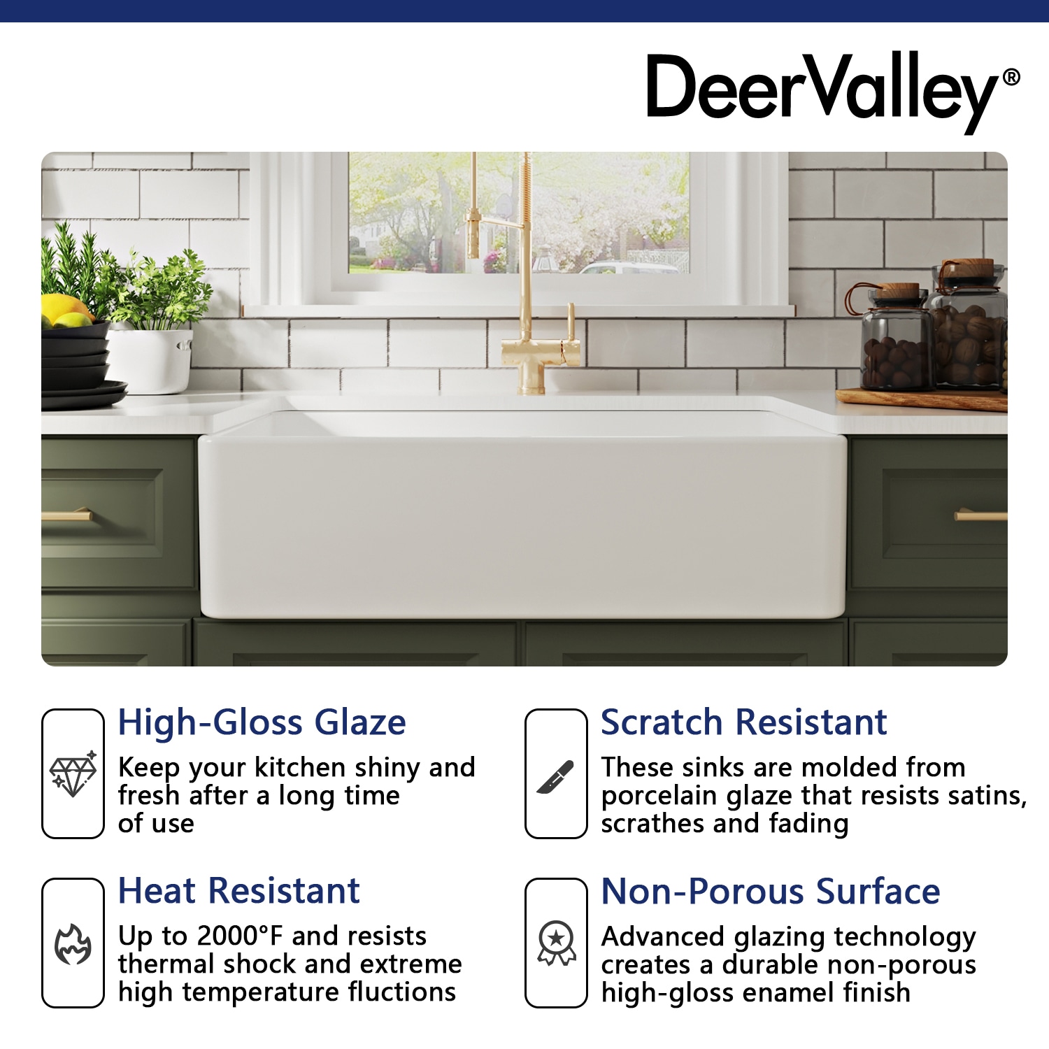 DeerValley DV-1K505 Kitchen-Sinks - View #4