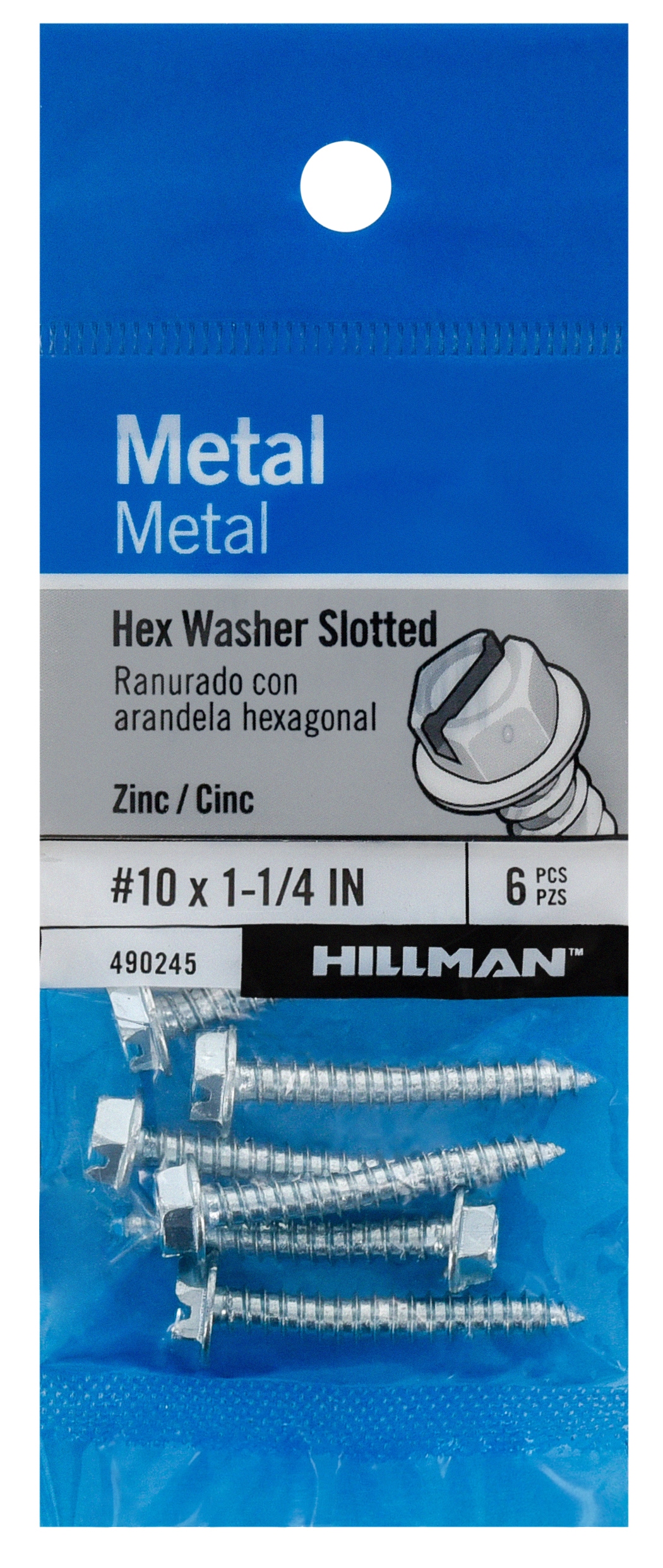 Hillman 10 X 1 14 In Socket Hex Drive Sheet Metal Screws 6 Count In The Specialty Screws 