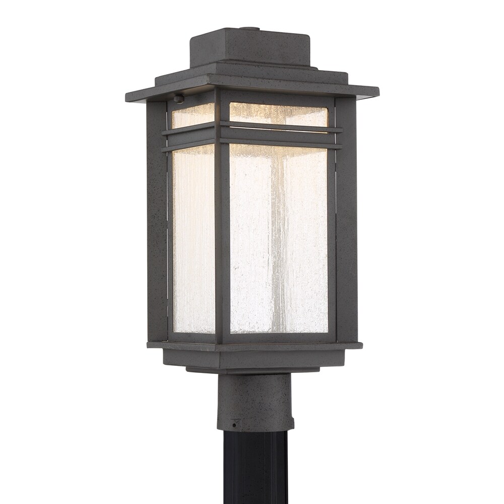 Quoizel Beacon 18 75 In Stone Black Traditional Outdoor Light Post Lantern At