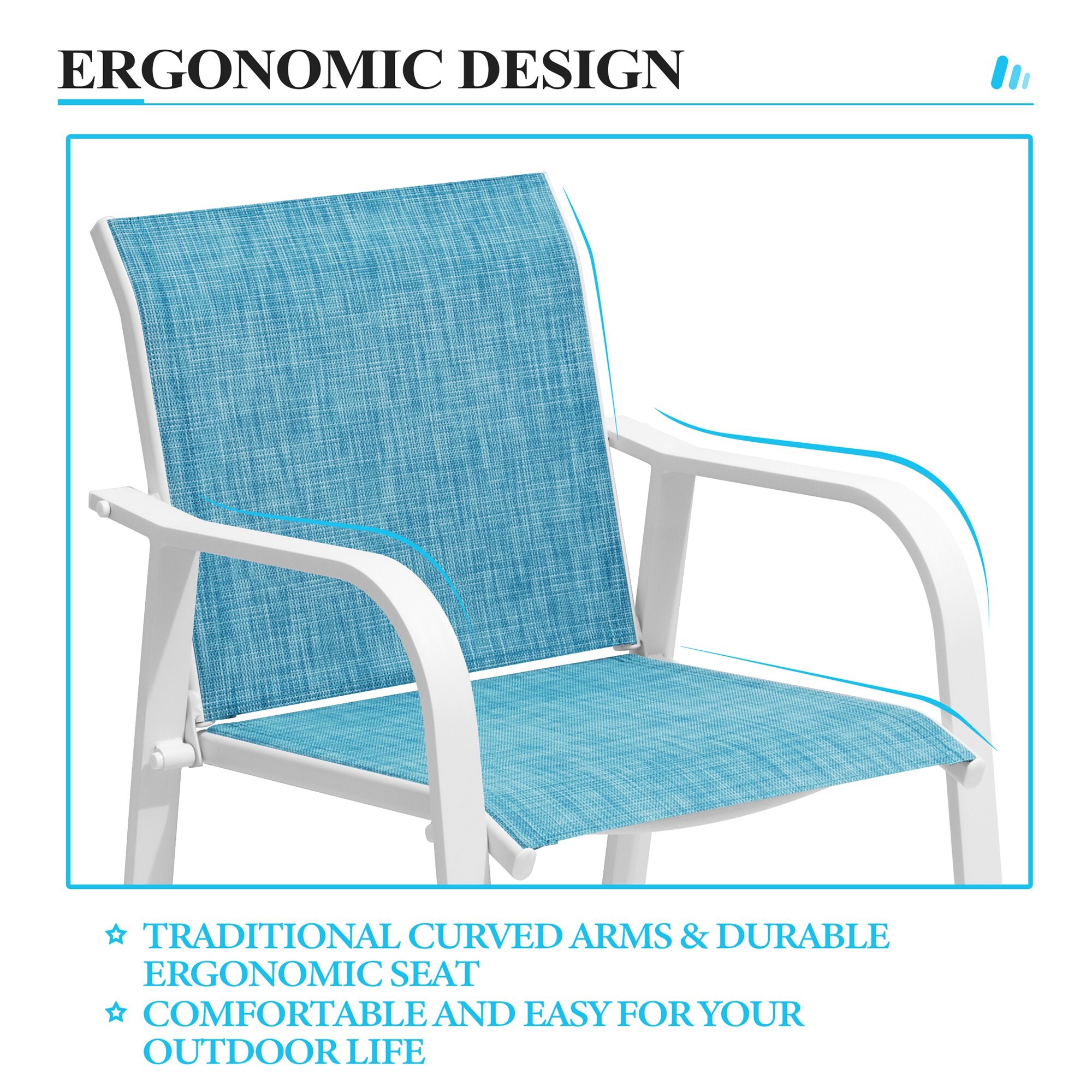 Crestlive Products CL-ST001WGB Patio-Chairs - View #4