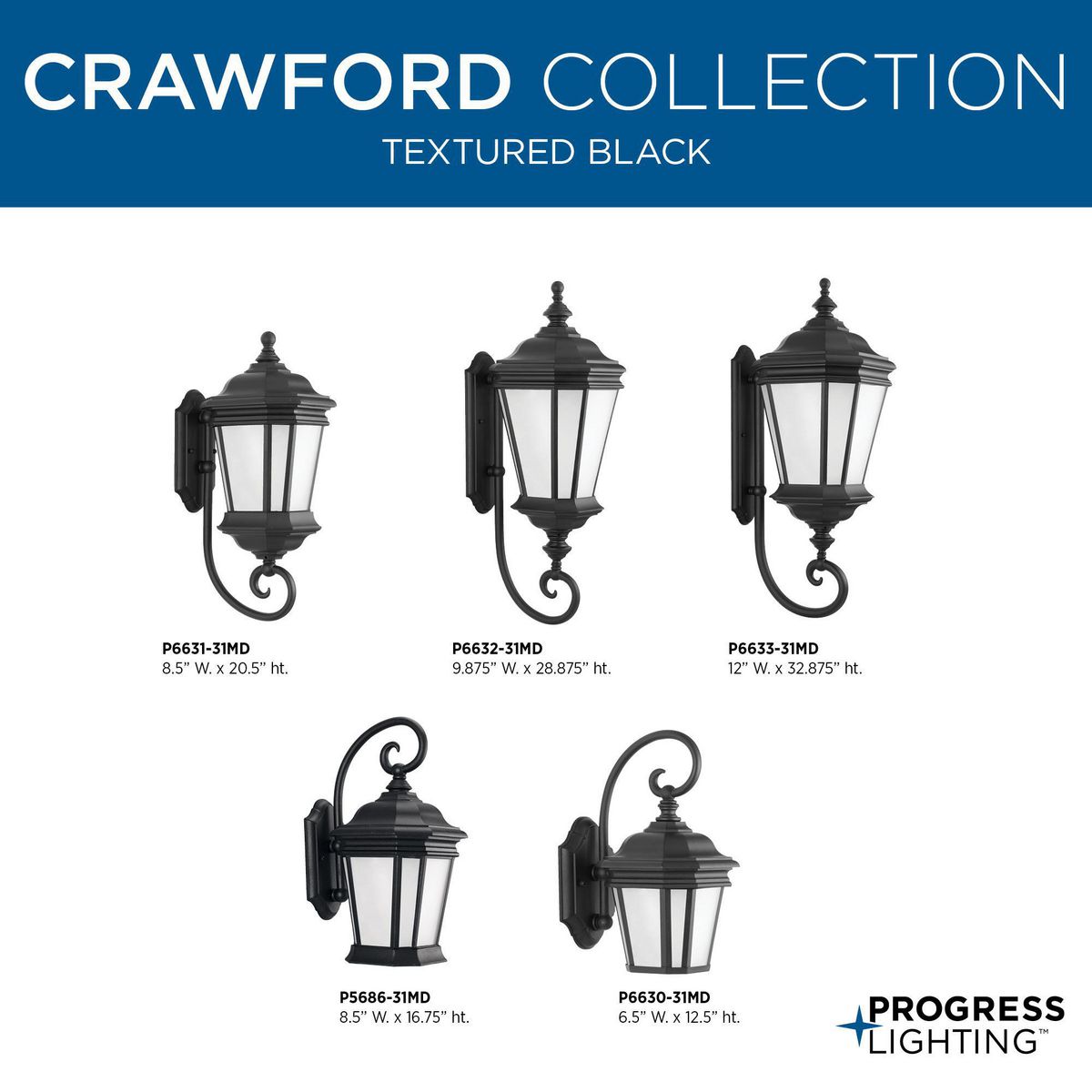 Crawford 29" Black Cast Aluminum Outdoor Wall Lantern Sconce