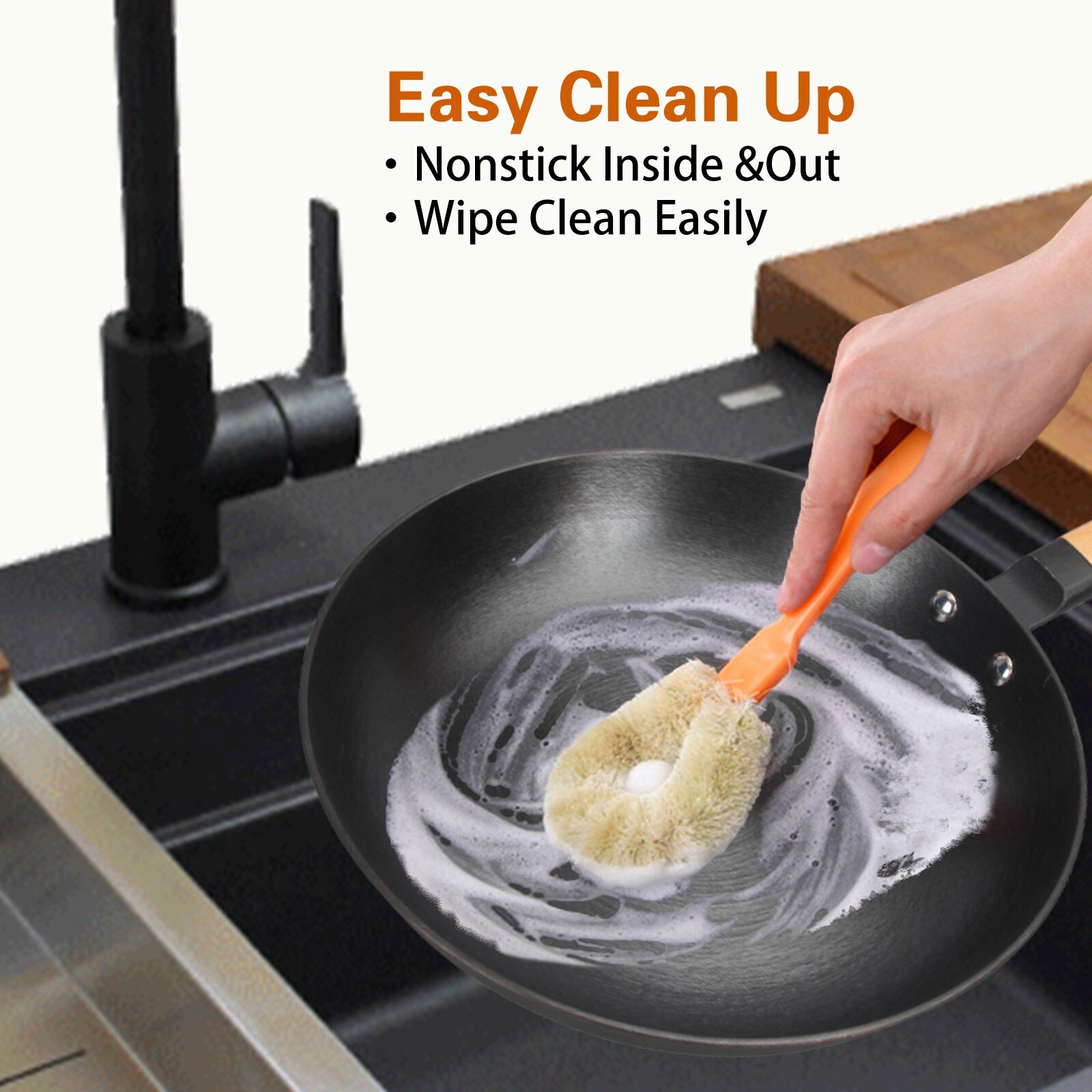 LTMATE LSVOCR-08-BLK Cooking-Pans-Skillets - View #6