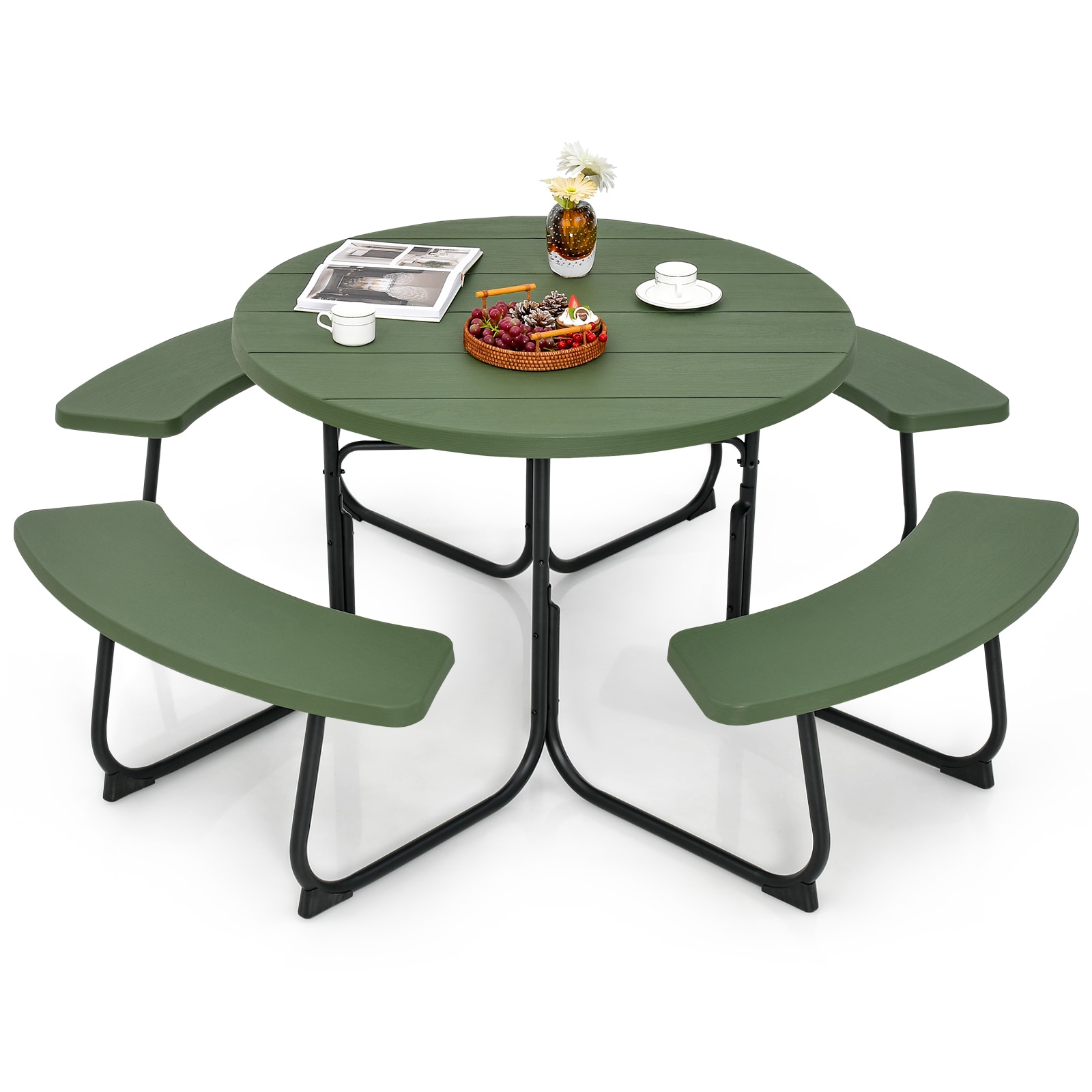 WELLFOR OUG52974 Picnic-Tables - View #8