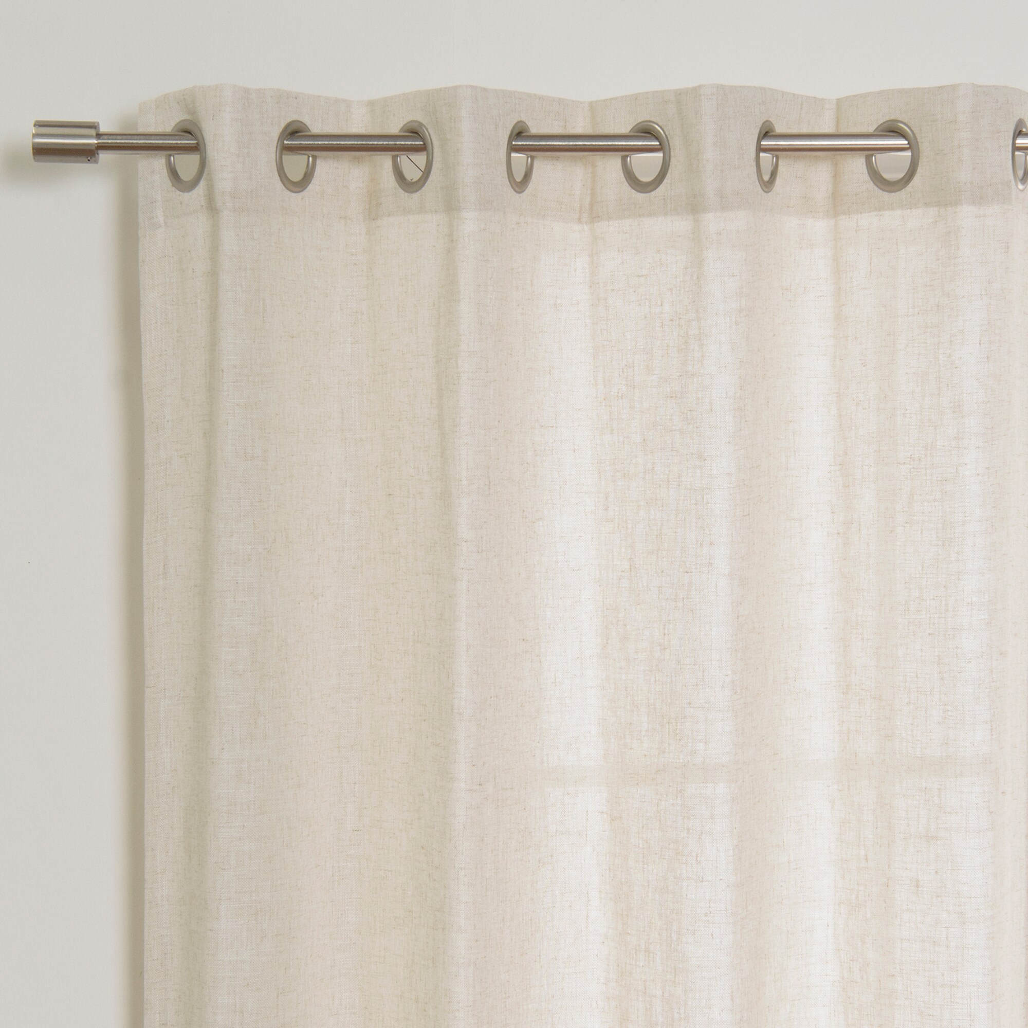 Best Home Fashion JC-GR-FAUXLIN-96-FLX curtains - View #4
