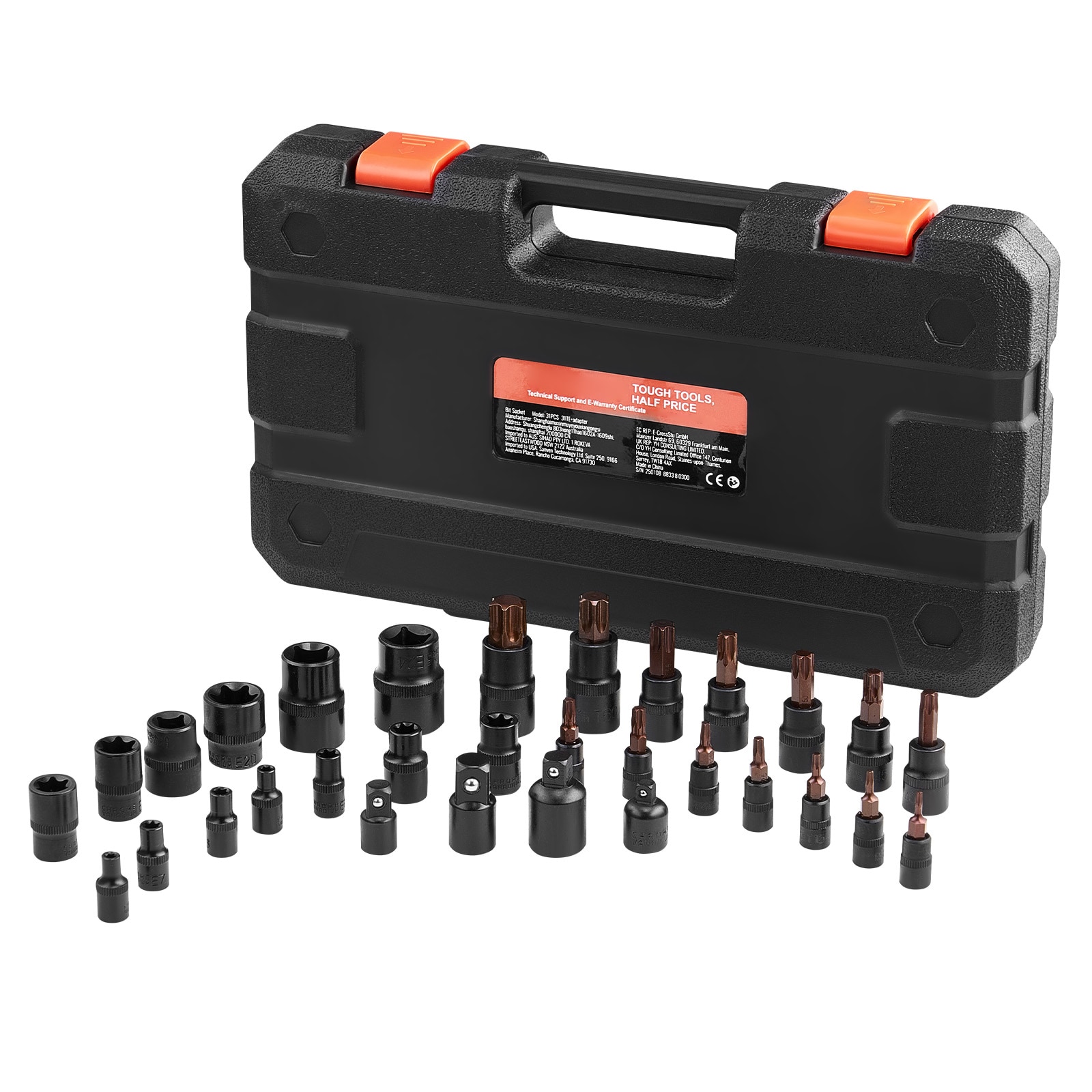 SVOPES 31 -Piece Set Drive Set Torx Bit Driver Socket Set #SVOPESPTTT14311120V0