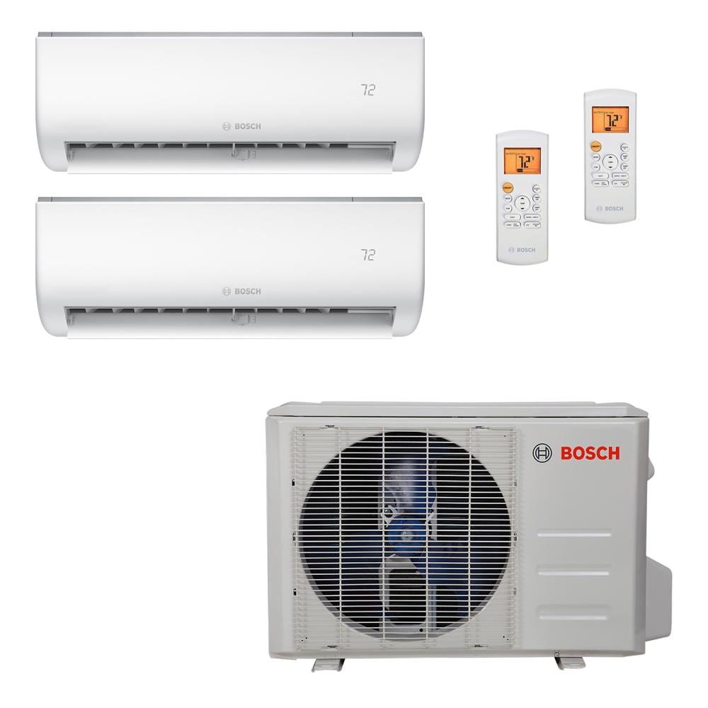 Bosch Dual Zone 18000-BTU Ductless Mini Split Air Conditioner and