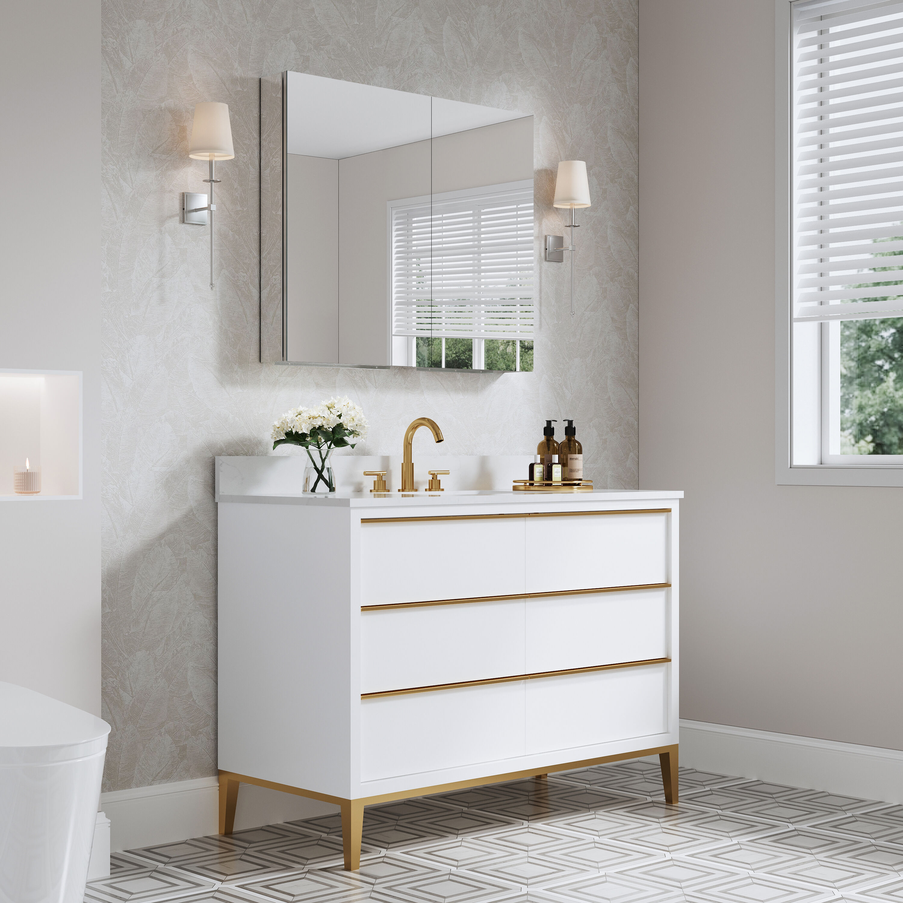 WELLFOR EX-CJ4836 Bathroom-Medicine-Cabinets - View #12