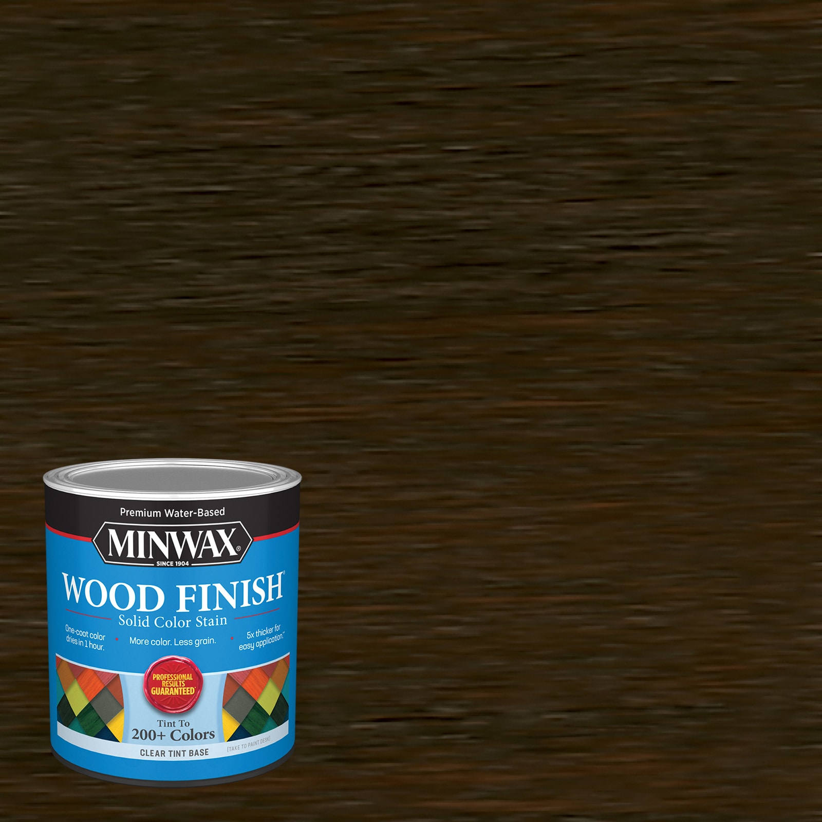 Minwax Wood Finish Water-Based Mocha Interior Mw1116 Stain Stains (1-Quart) Interior in Solid Sumatra department at the