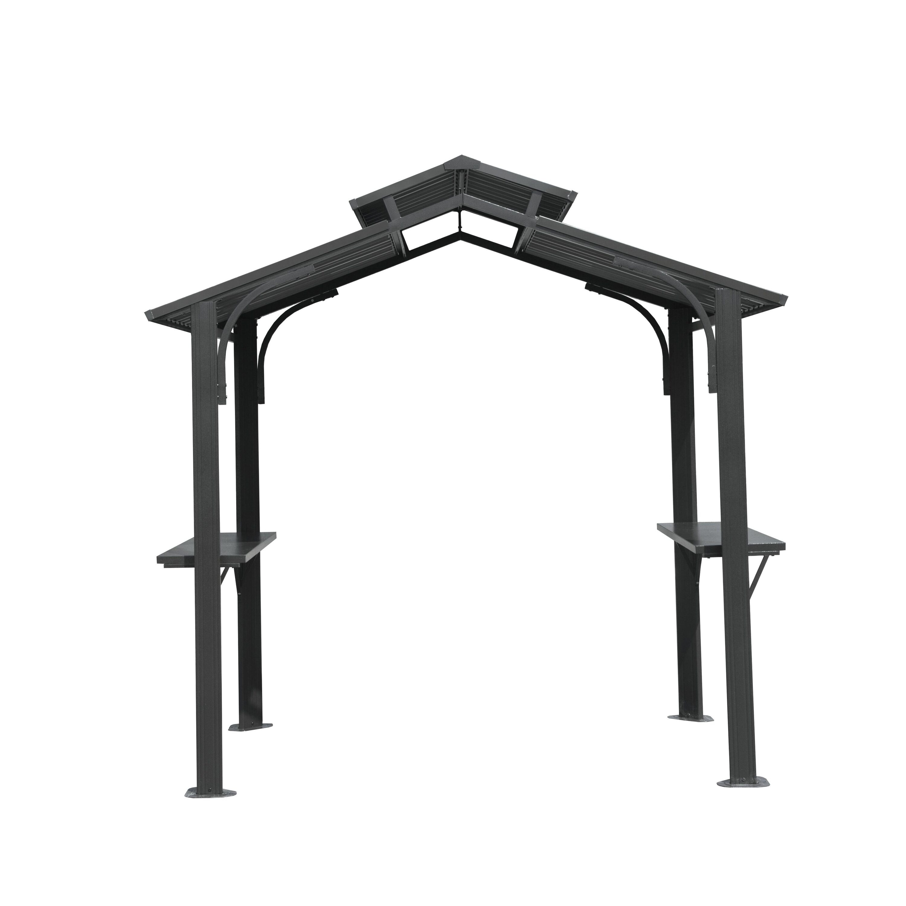 LIVIZA GLY-1653-GR Wood-Resin-Gazebos - View #9