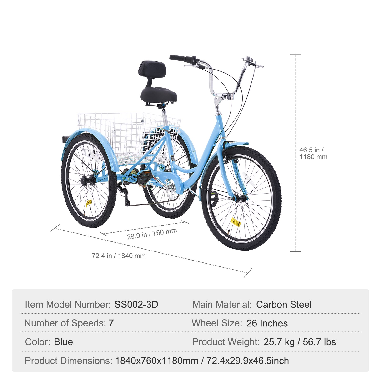 VEVOR FZDKRLSLCTG2OMIRBV0 bikes - View #10