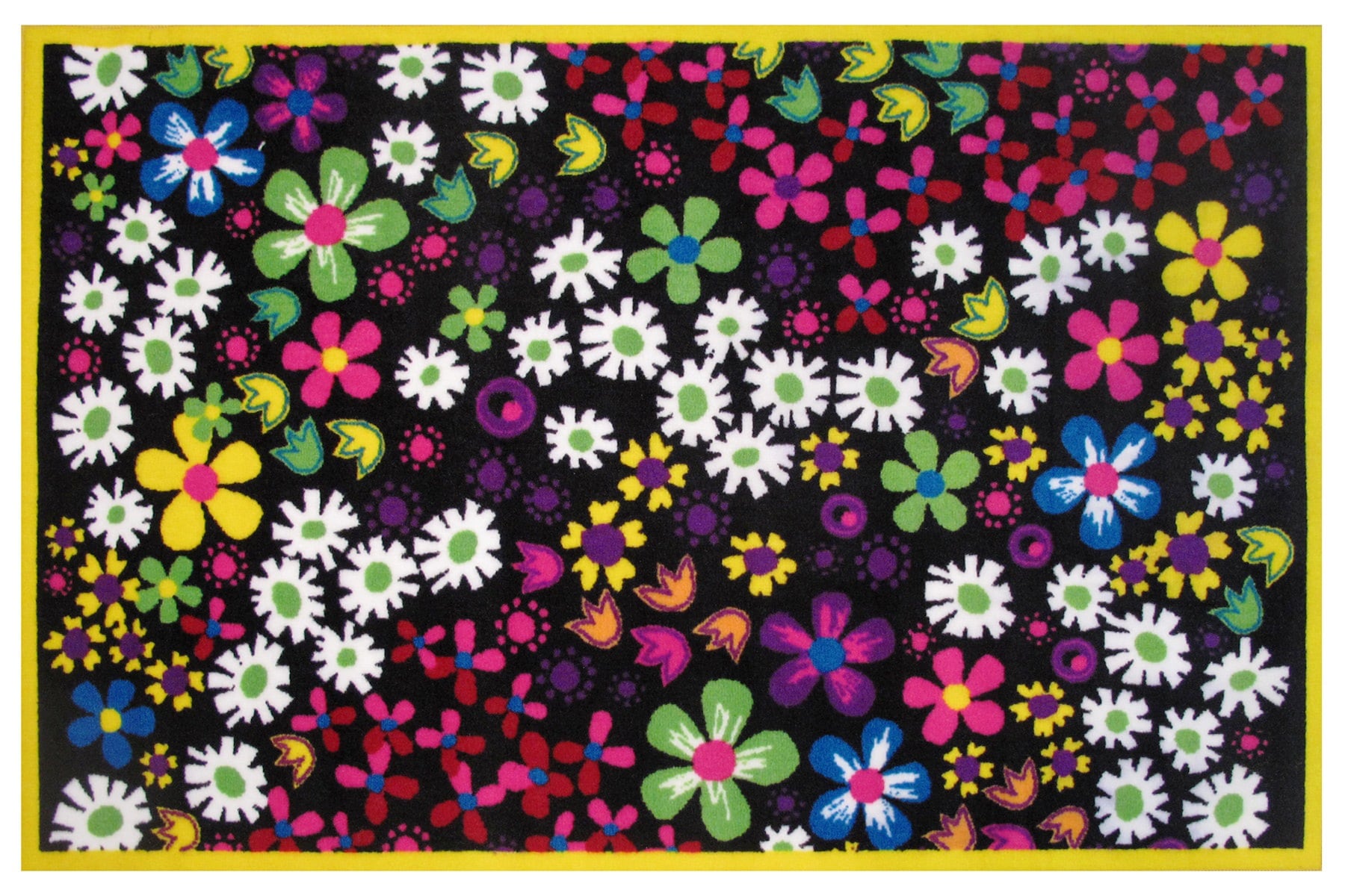 Fun Rugs FT-523 3958 Fun Time 3 x 4 Multi-color Indoor Floral/Botanical Area Rug