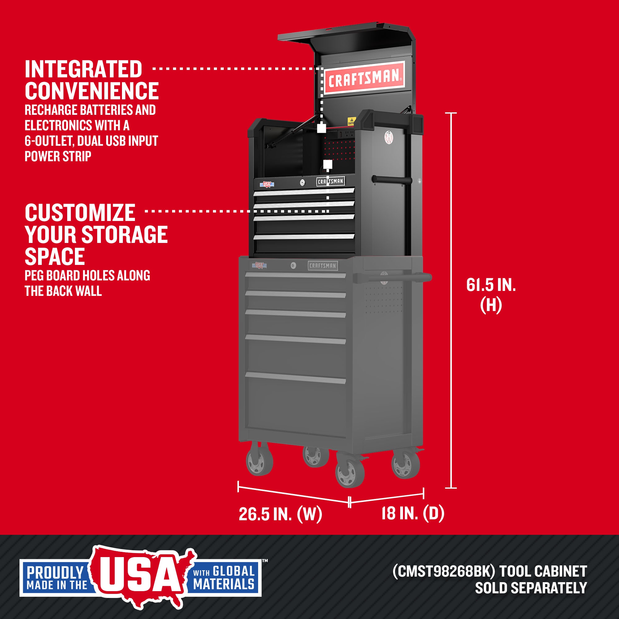 CRAFTSMAN CMST98267BK Tool-Chests - View #2